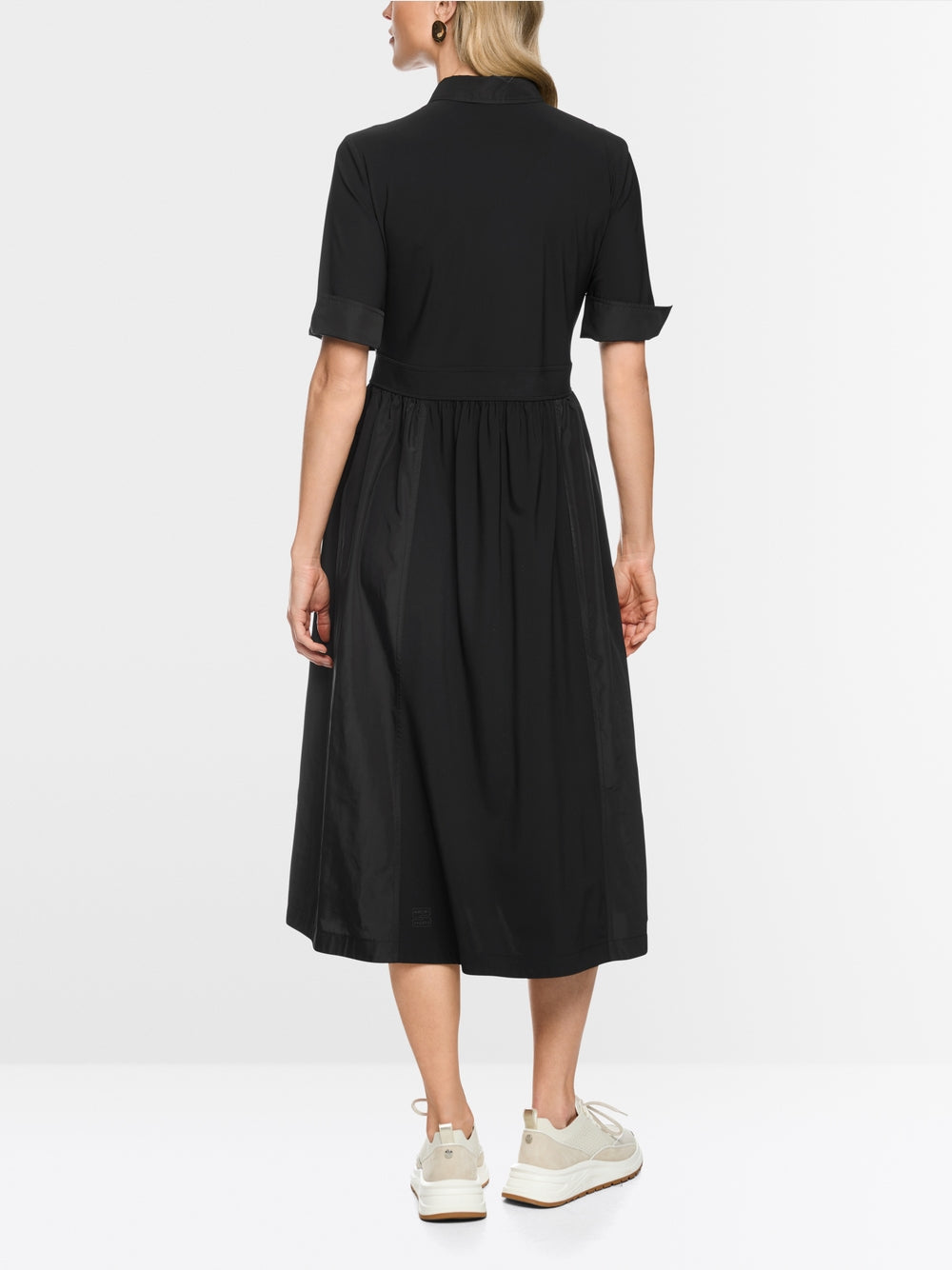 MARCCAIN BLACK JERSEY DRESS BS2102J40 900 226