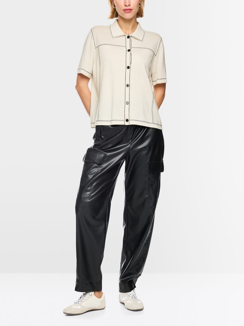 MARCCAIN BIEGE KNIT SHIRT BS5309M80 182 226