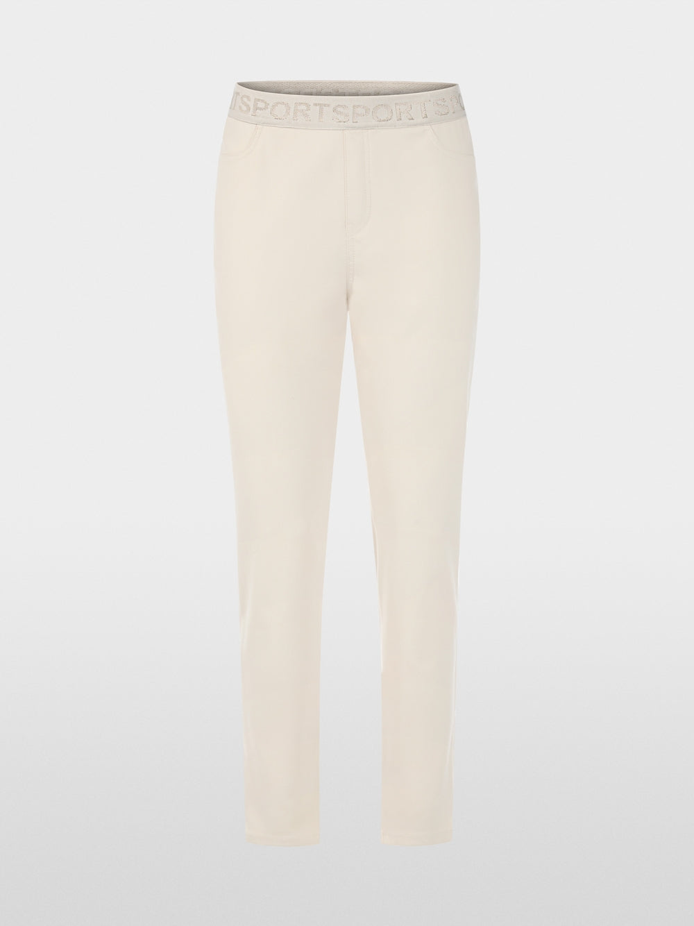 MARCCAIN BEIGE PULL ON TROUSERS BS8109W08 182 226