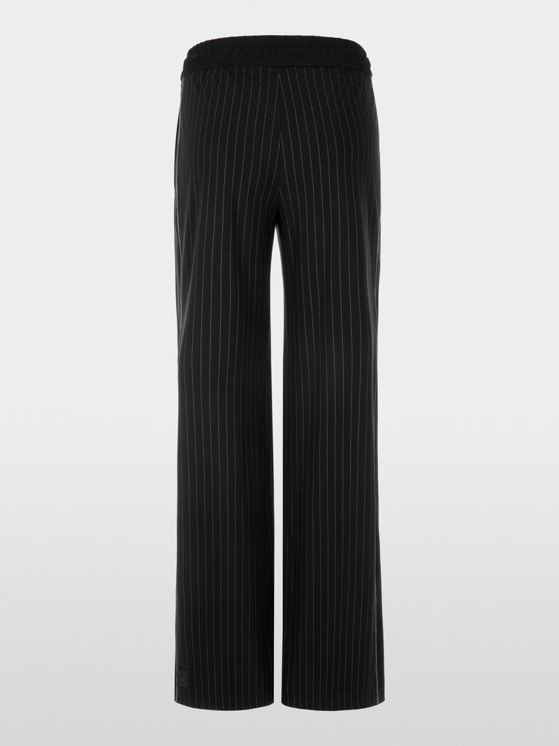 MARCCAIN BLACK STRIPE TROUSERS BS8124J41 982 226