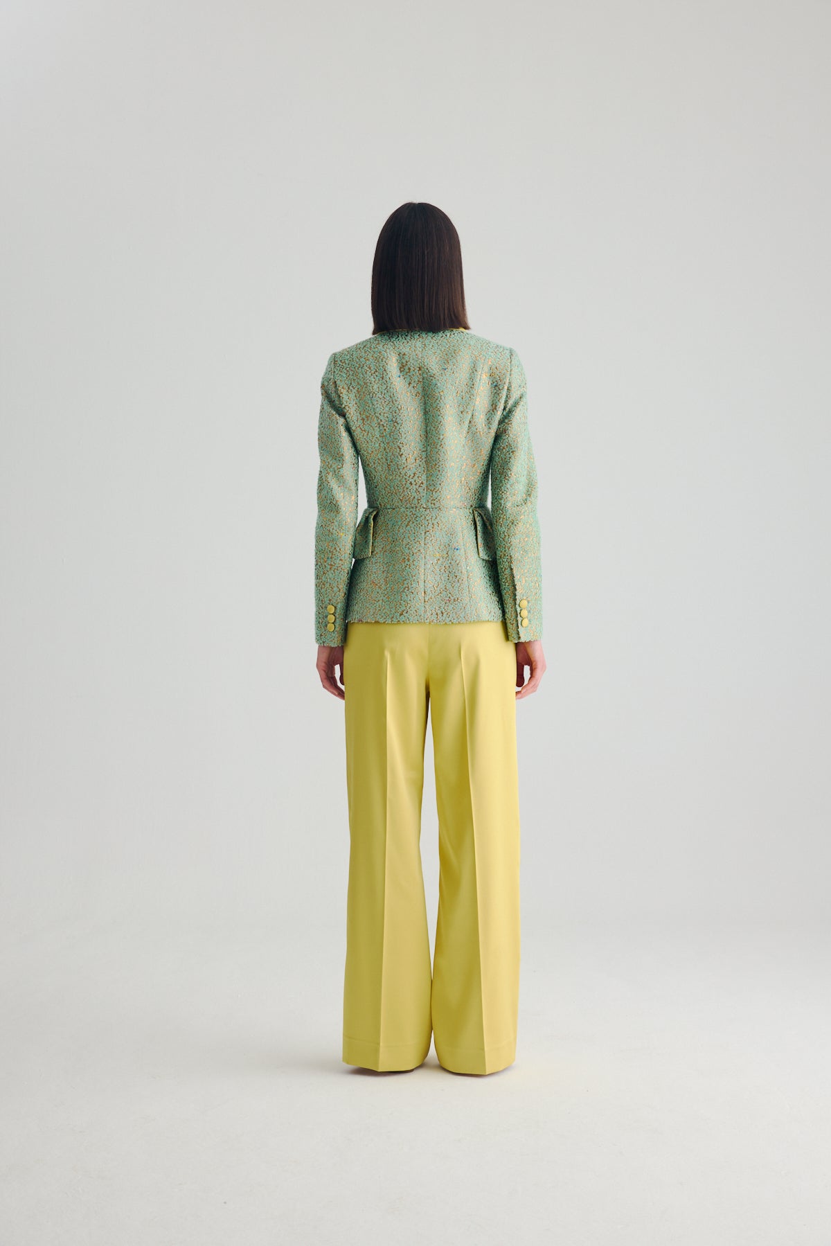 BIRELIN COUTURE LIME BROCADE JACKET 01-002 226
