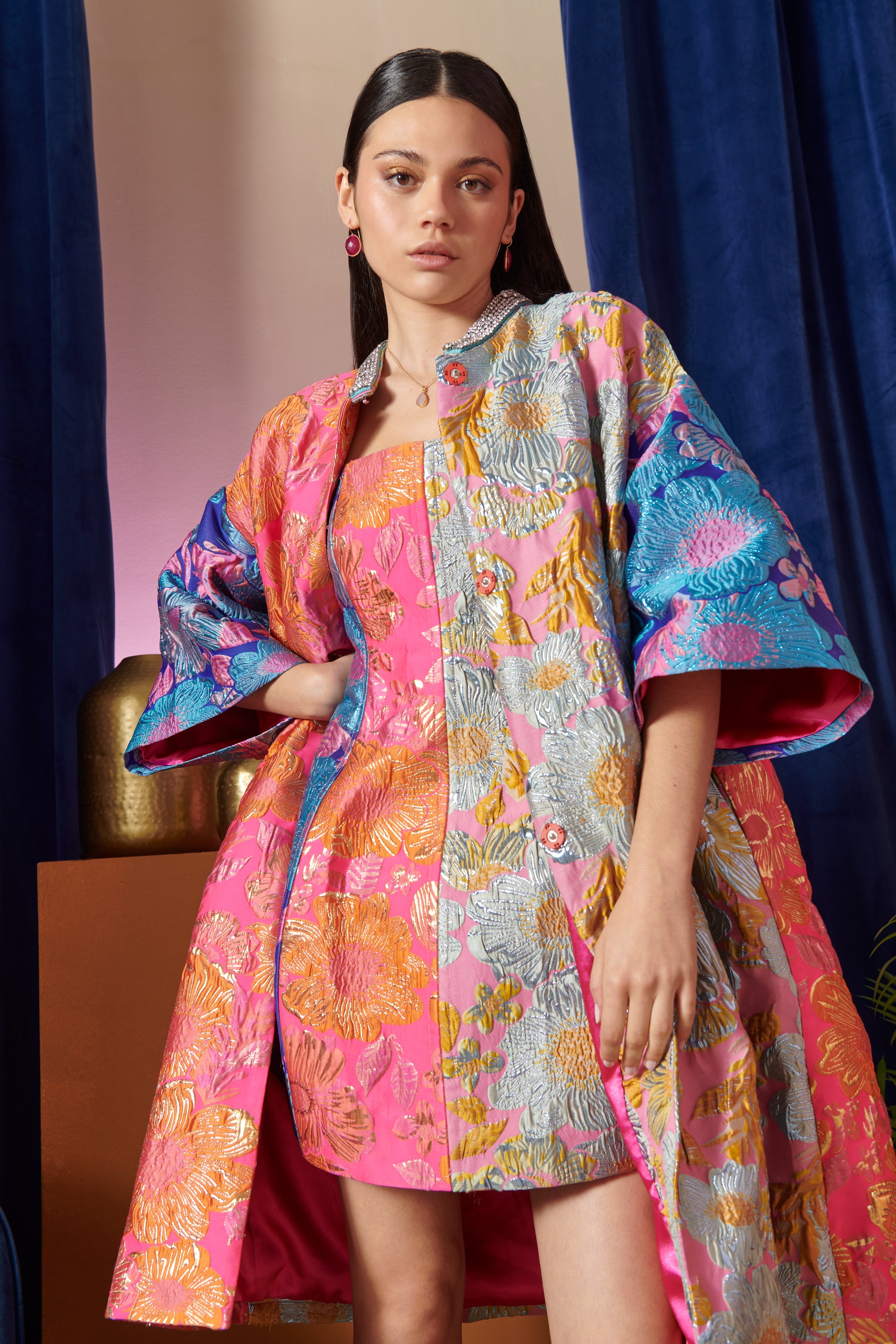 CELIA B COSMICA JACQUARD COAT 126