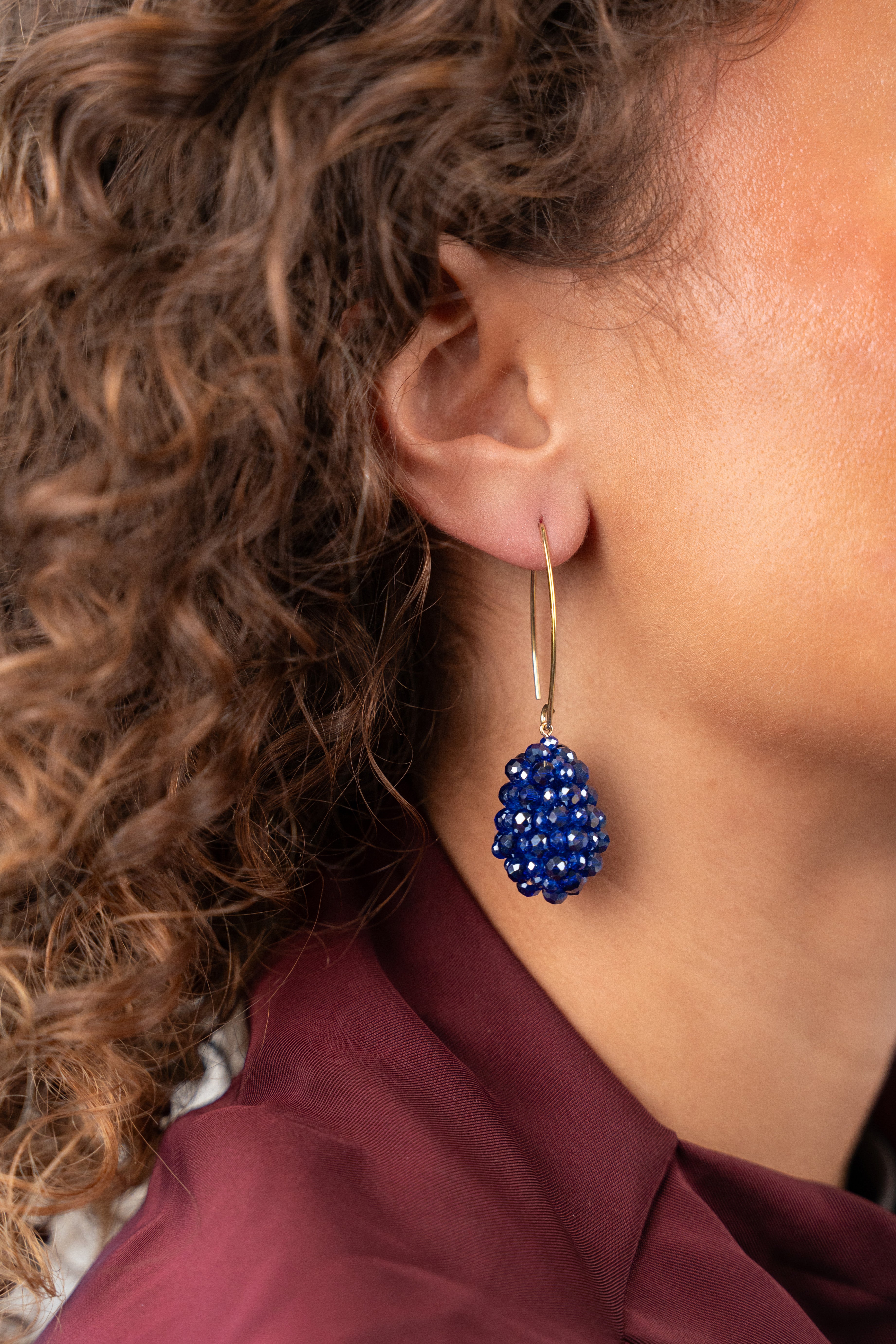 LOTT. GIOELLI  BLUE CONE EARRINGS G13923  126