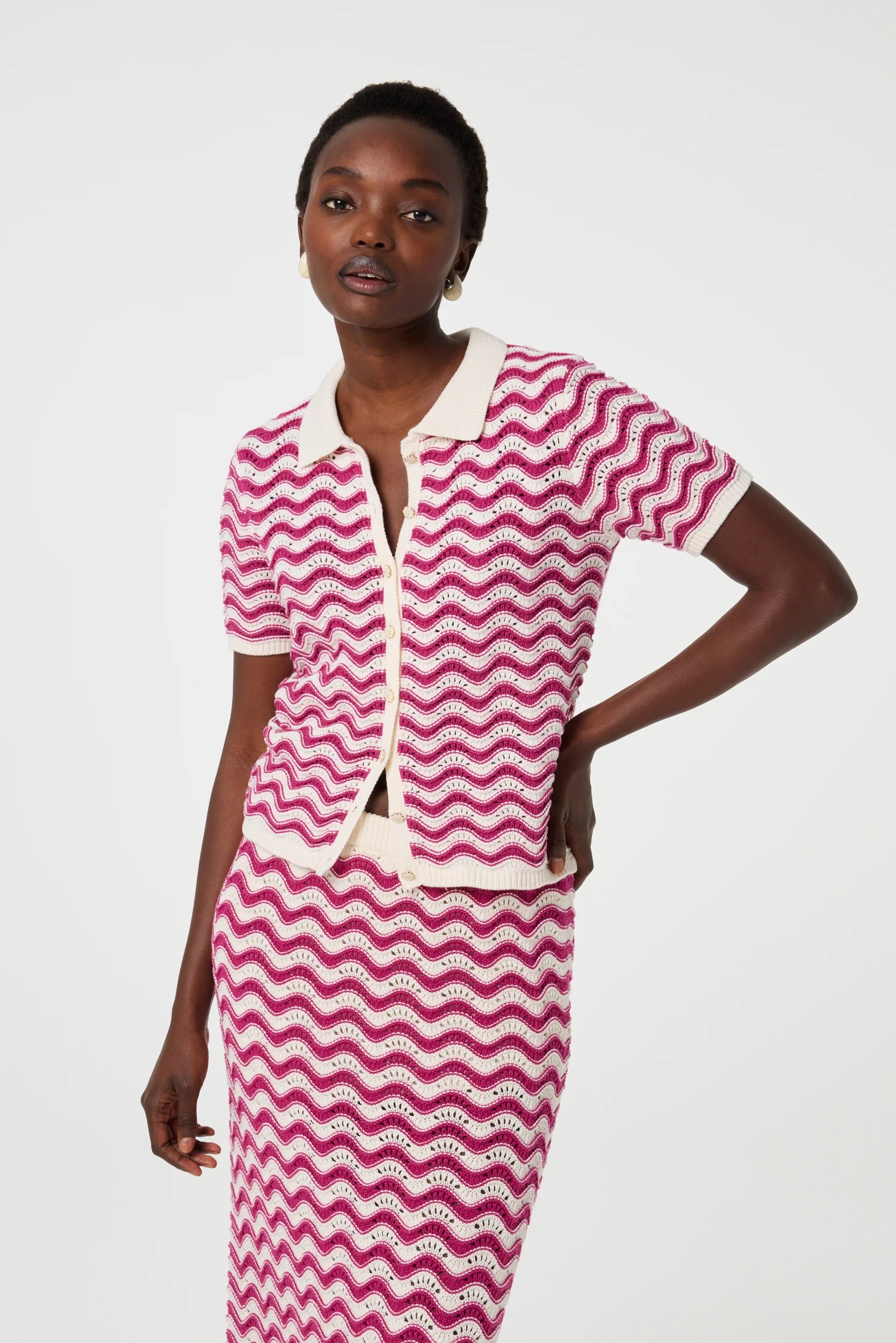 FABIENNE CHAPOT CARO STRIPE CARDIGAN 125