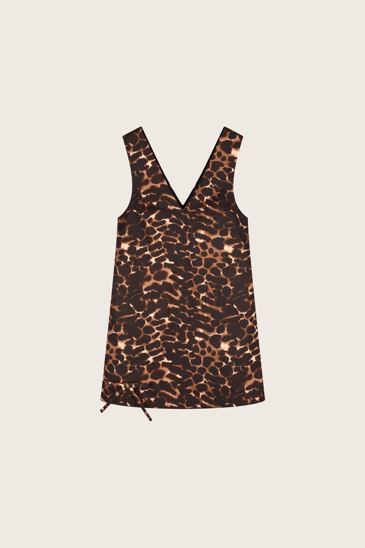 FABIENNE CHAPOT ANIMAL PRINT MANON V-NECK DRESS  CLTDRS97AW260284 226