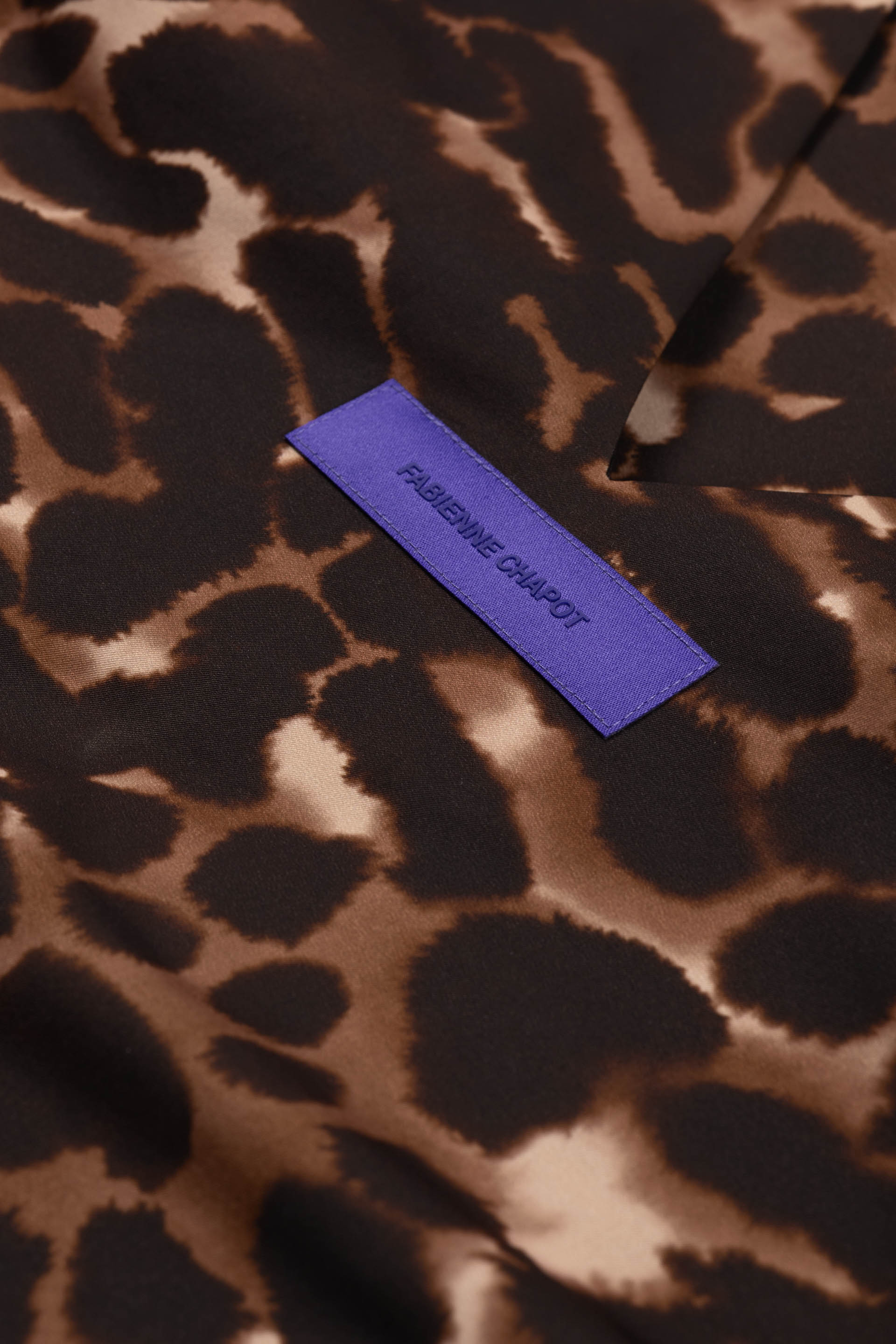 FABIENNE CHAPOT ANIMAL PRINT MANON V-NECK DRESS  CLTDRS97AW260284 226