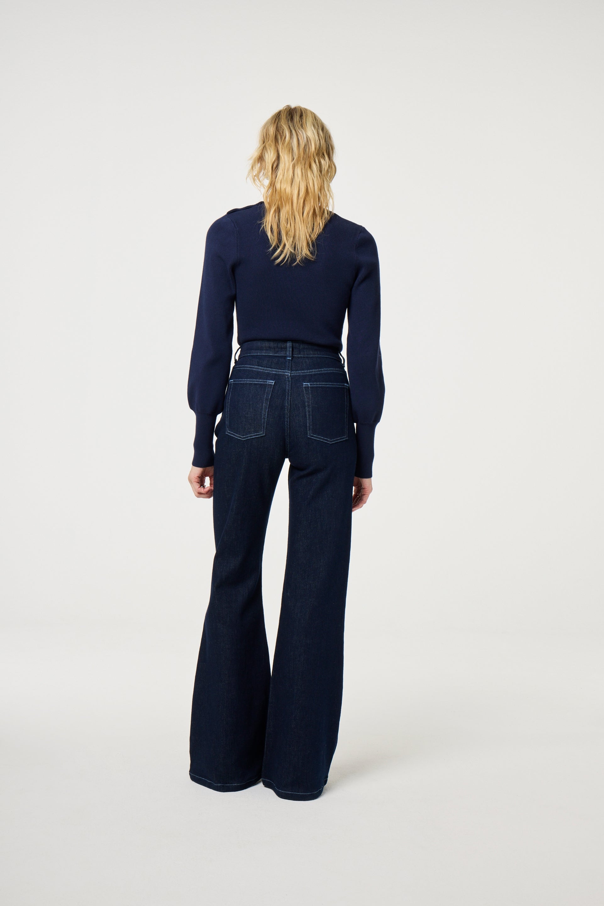 FABIENNE CHAPOT  BLUE VIC BOOTCUT JEANS 225