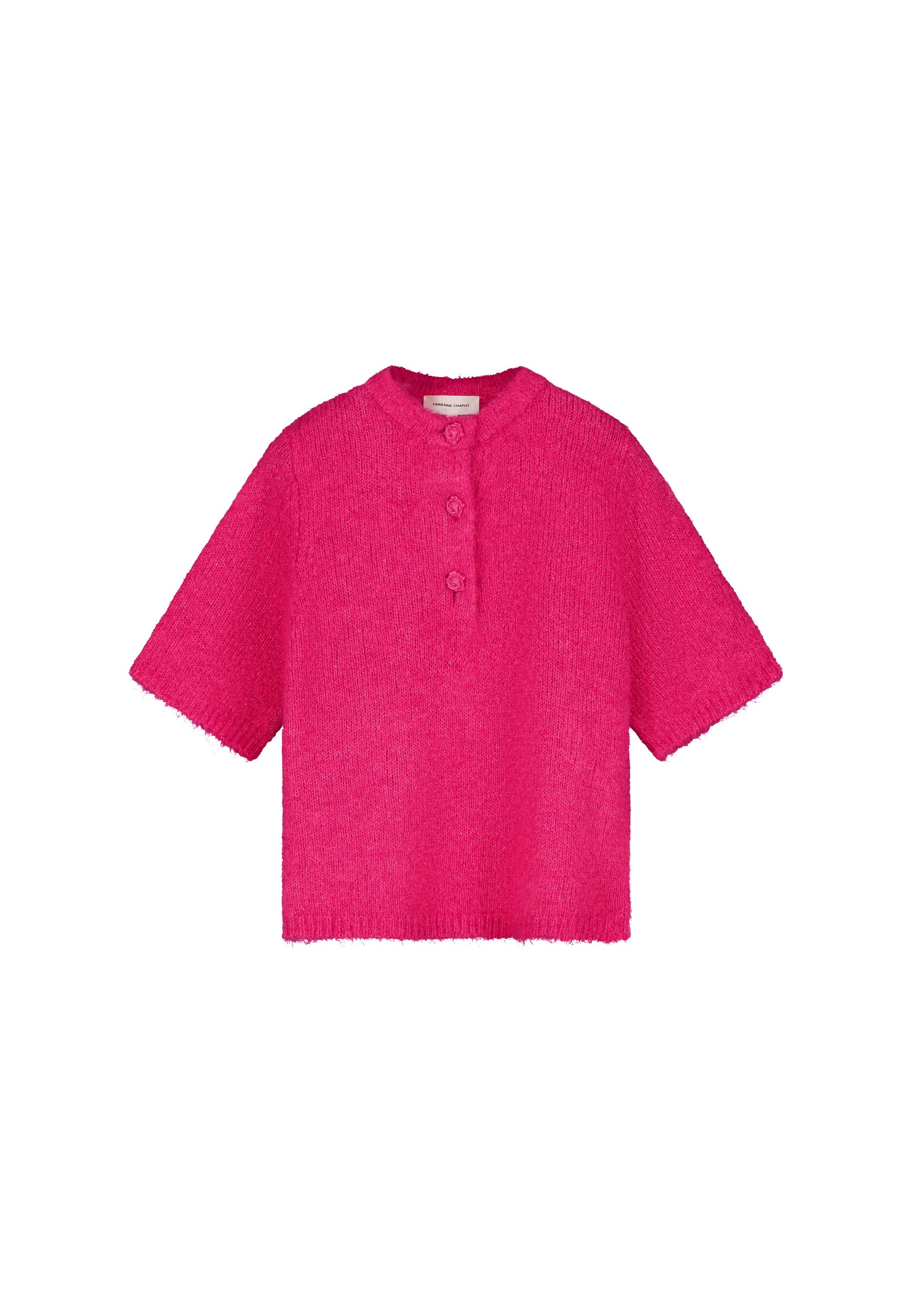 FABIENNE CHAPOT PINK COCO ROSE BUTTON TOP CLTPUL37AW267619 226