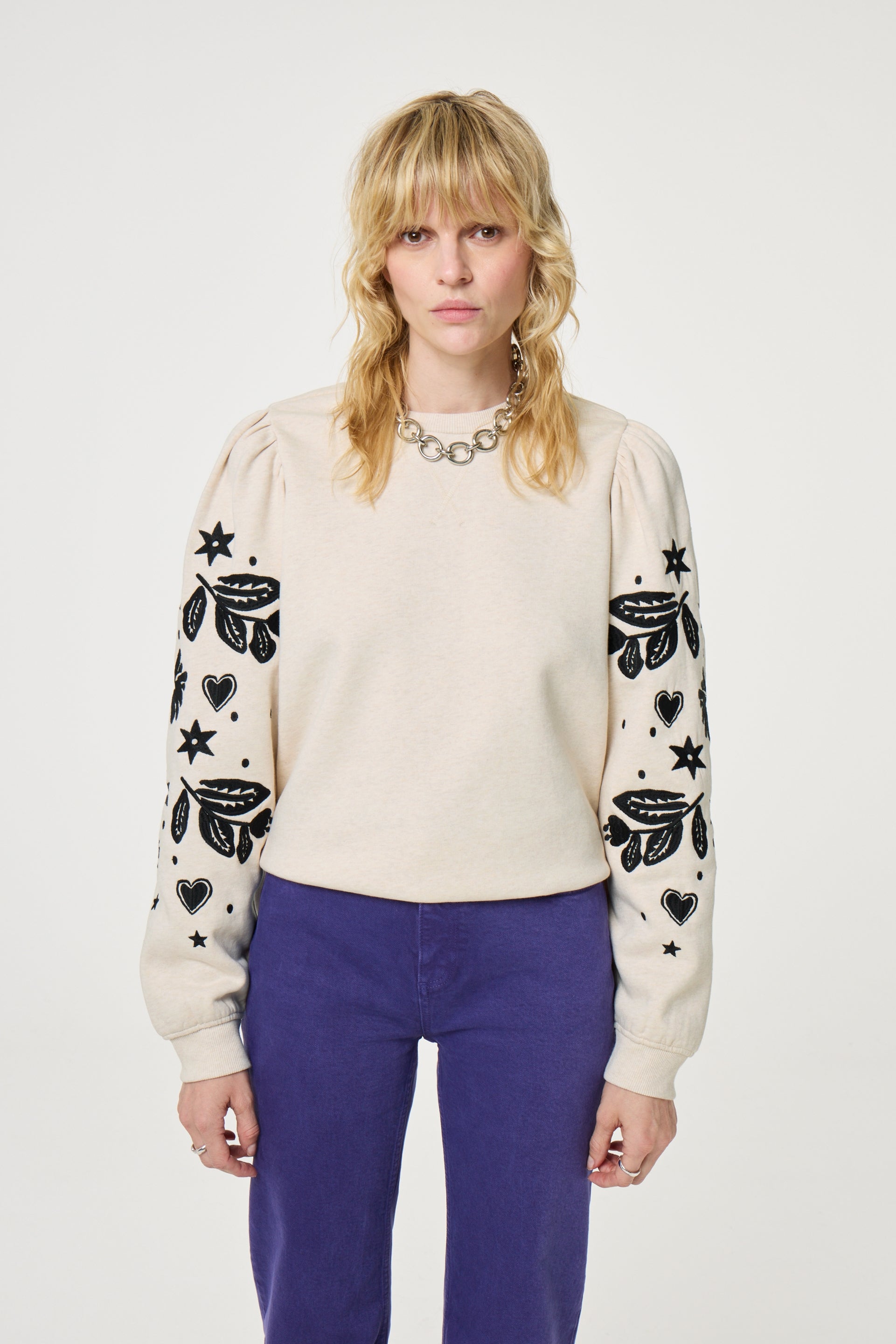 FABIENNE CHAPOT  GREY HANNE SWEATER 225