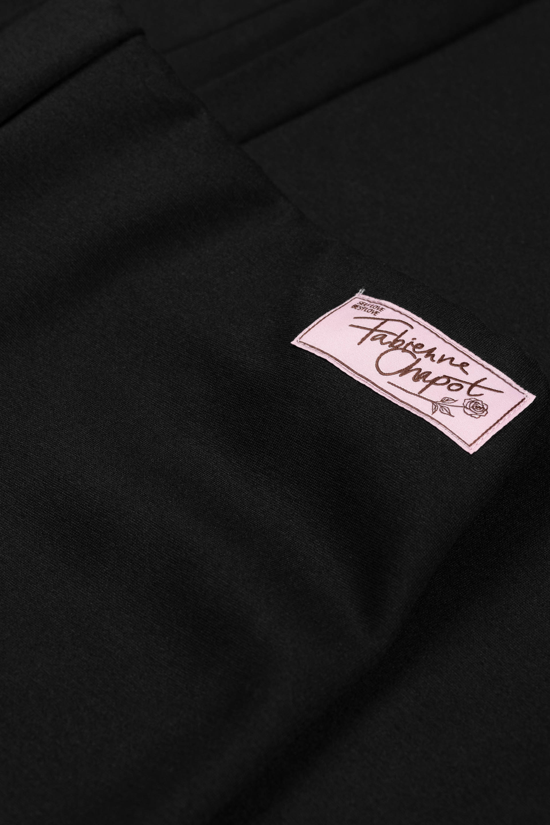 FABIENNE CHAPOT BLACK JUNE JERSEY TROUSERS CLTTRS36AW269001 226