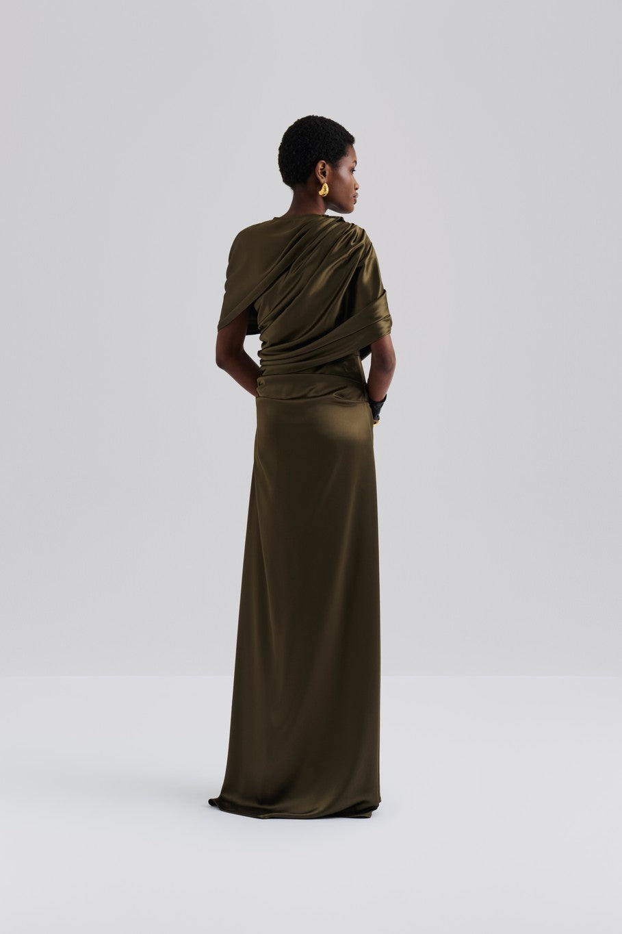 MALINA CASSIA OLIVE DRESS 225