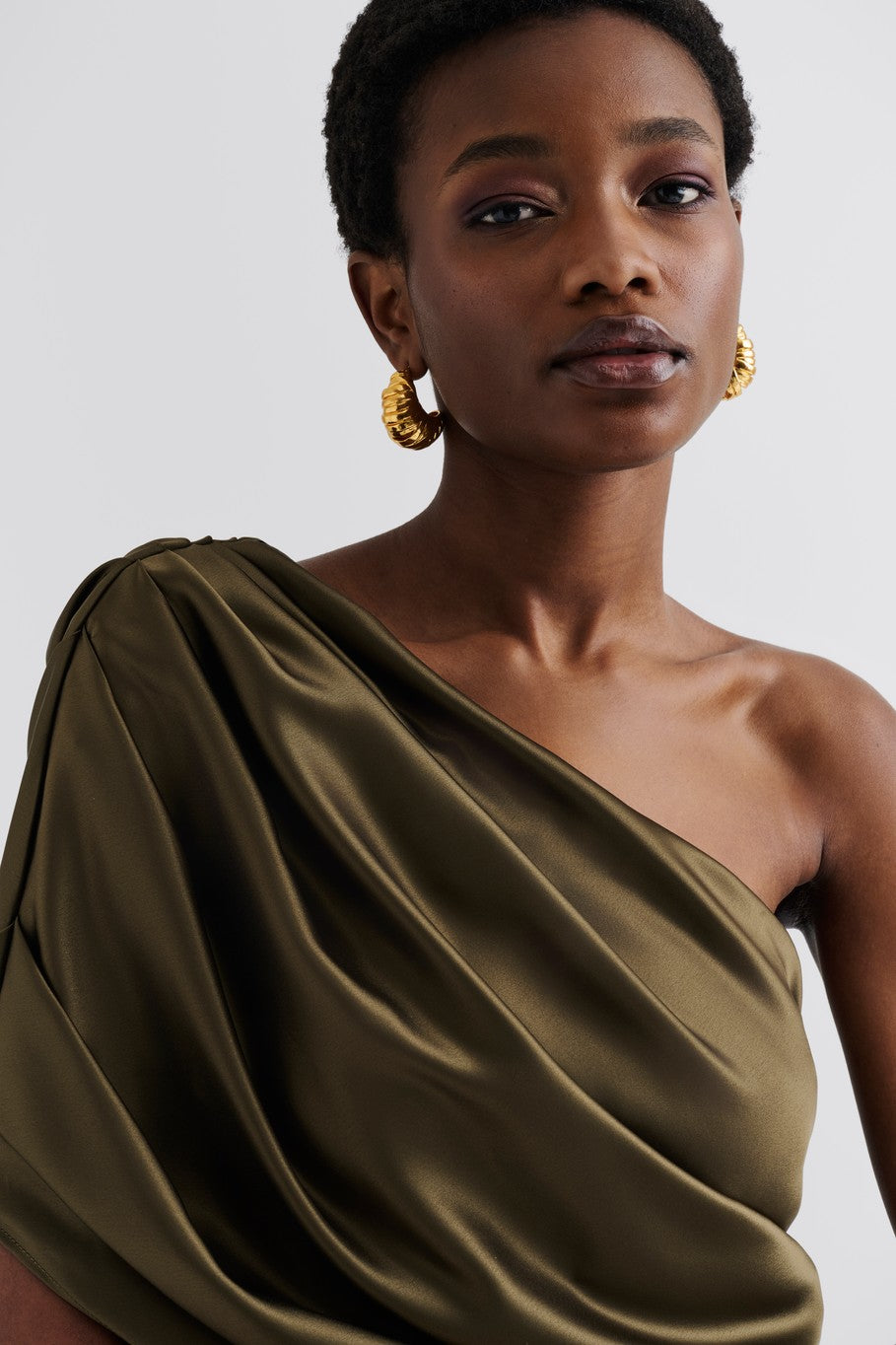 MALINA CASSIA OLIVE DRESS 225