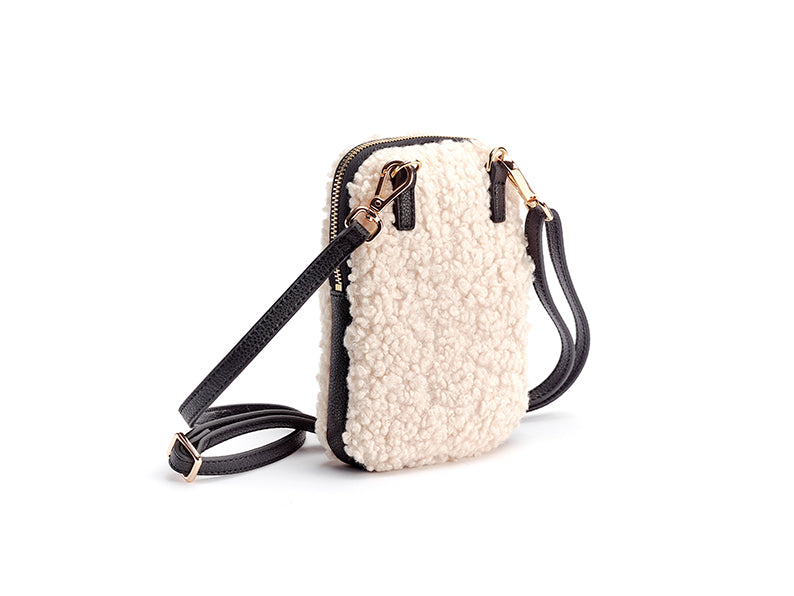 LANDA SHEARLING PHONE BAG 225