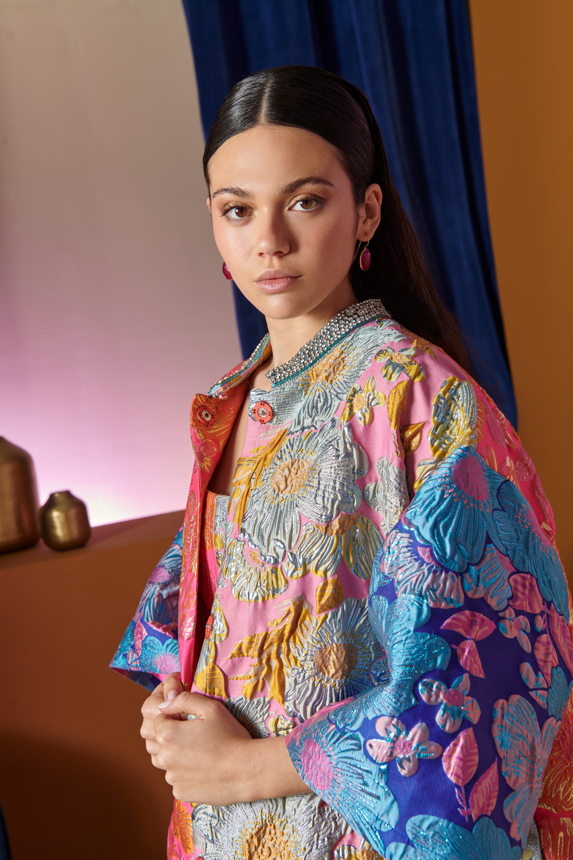 CELIA B COSMICA JACQUARD COAT 126