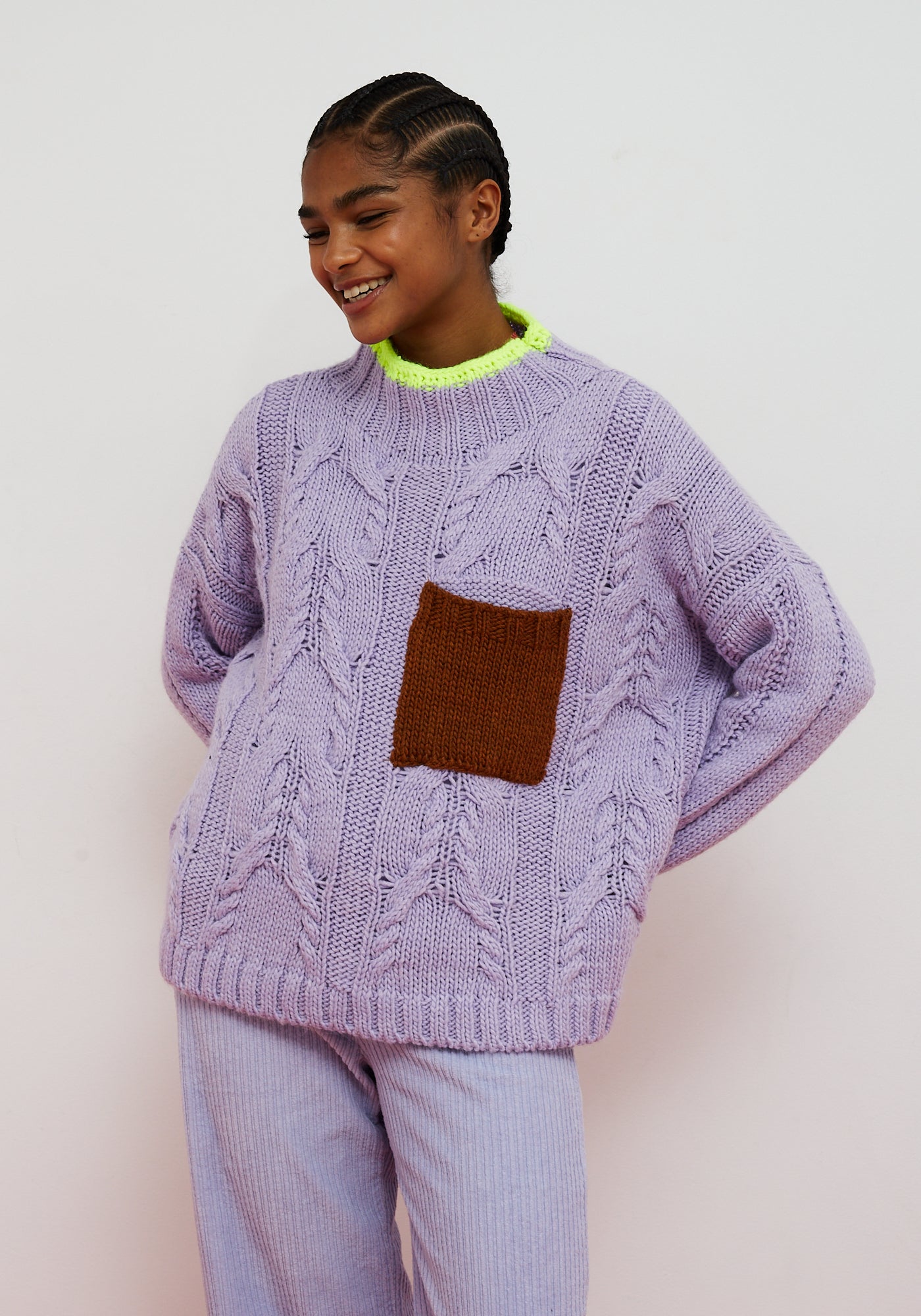 DR BLOOM WAFFLE LILA KNIT 225