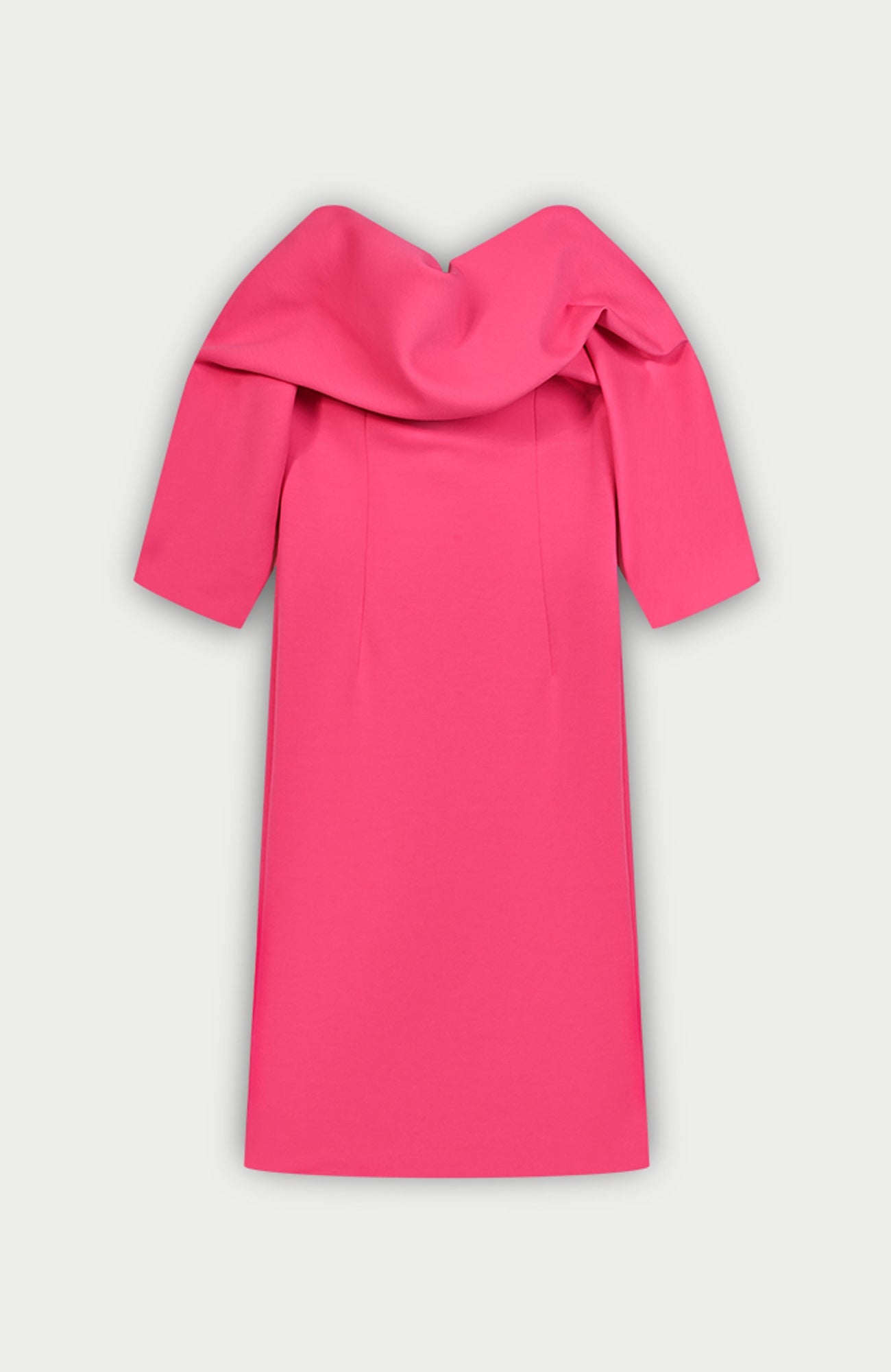 NATAN BETSY PINK SHAWL NECK DRESS J8ZN01 224