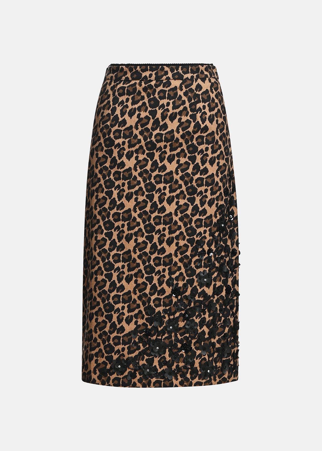 essentiel antwerp beige kasey midi length skirt