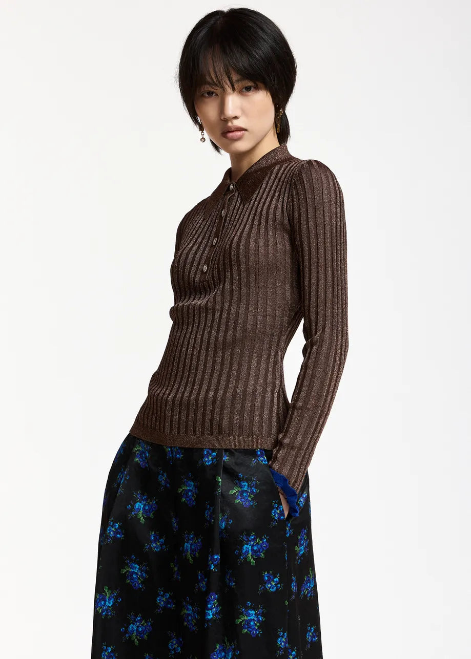 essentiel antwerp wine karan polo top 