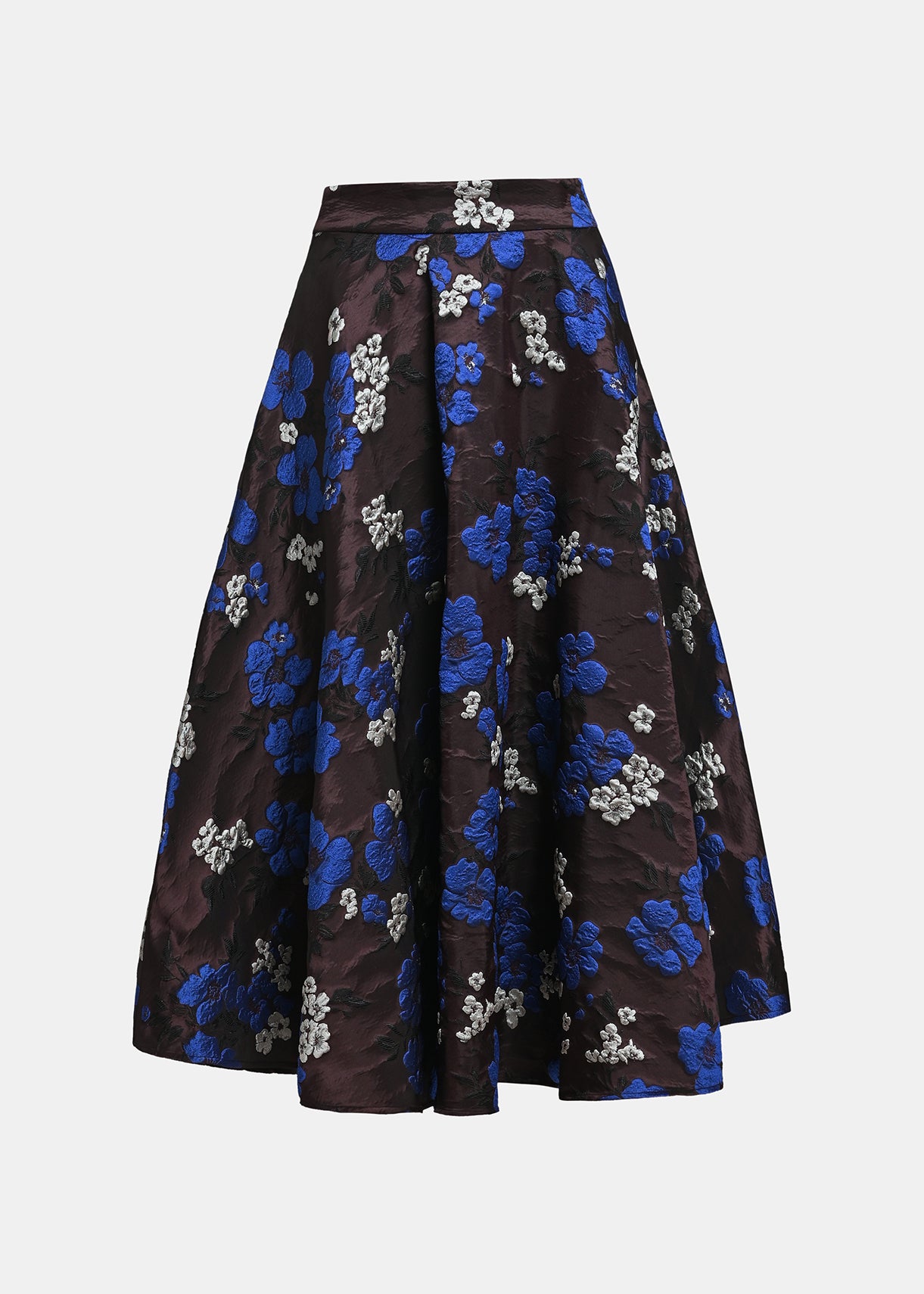 essentiel antwerp wine kathyanne circle midi-skirt