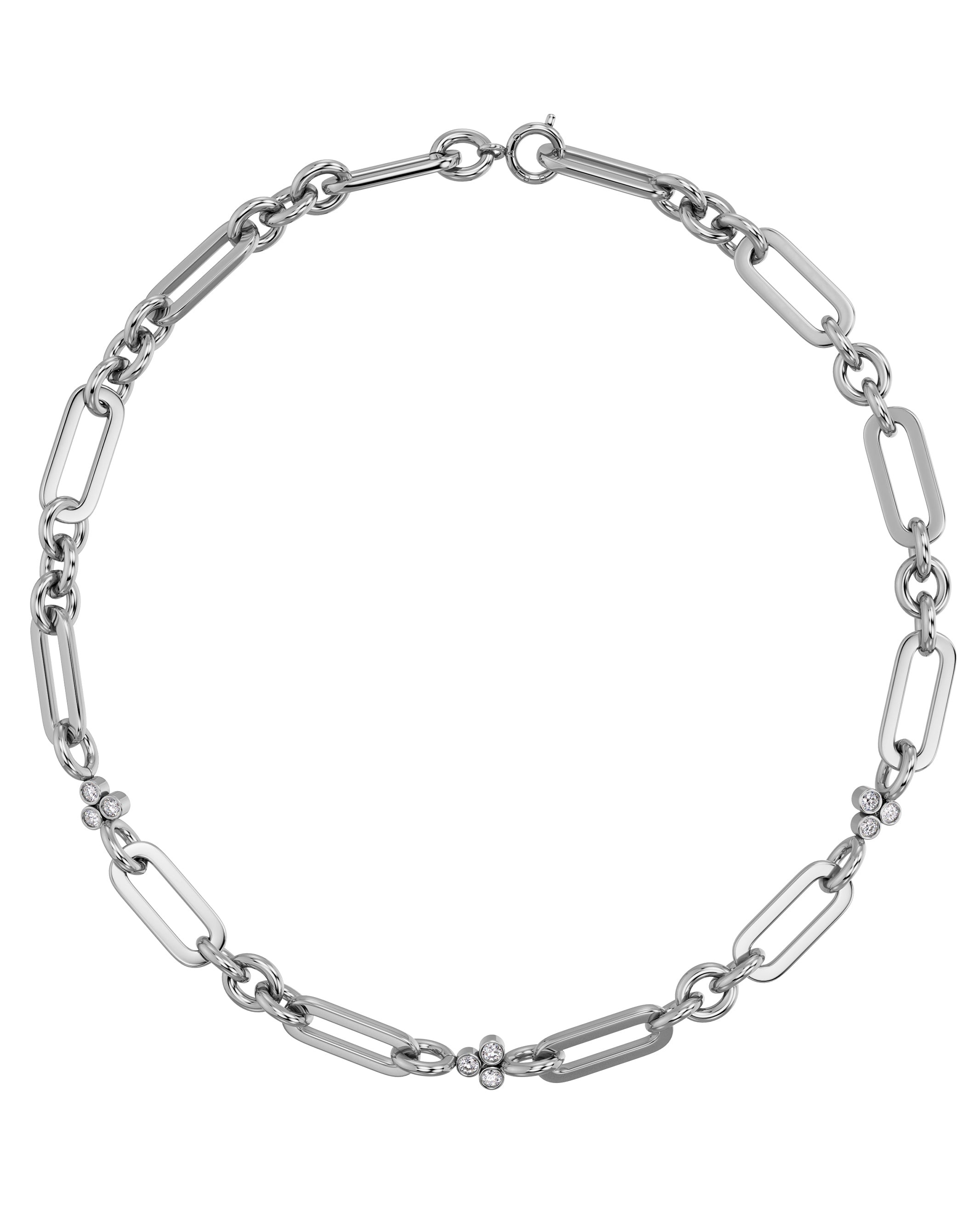 EDBLAD BARRE NECKLACE MULTI SILVER 129657 225