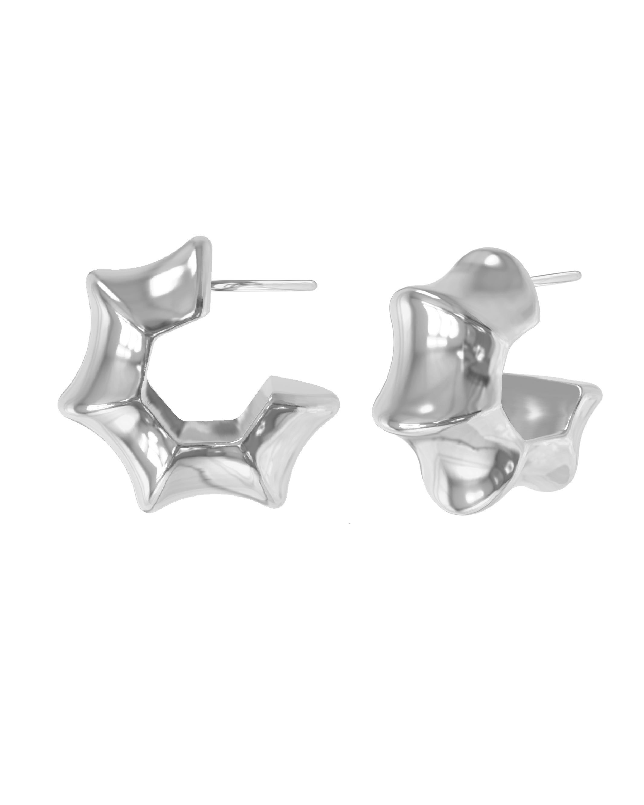 EDBLAD CANE SILVER HOOPS 129400 225