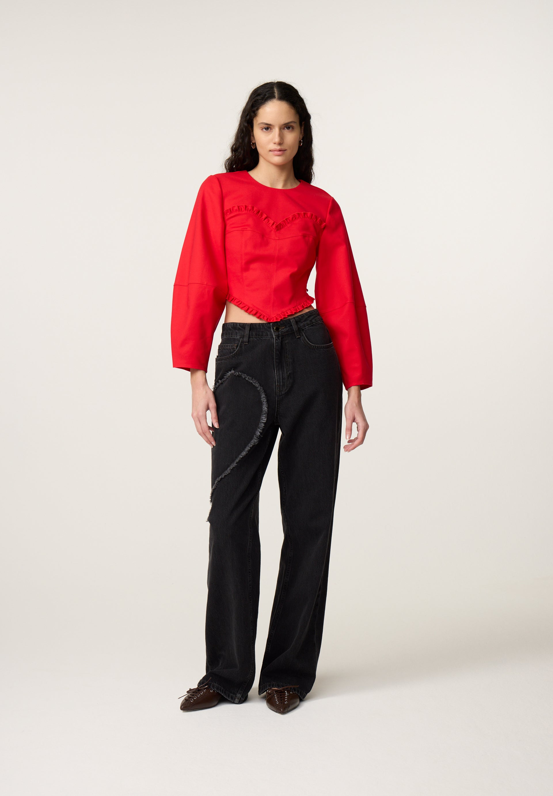 fabienne chapot black zoe heart jeans