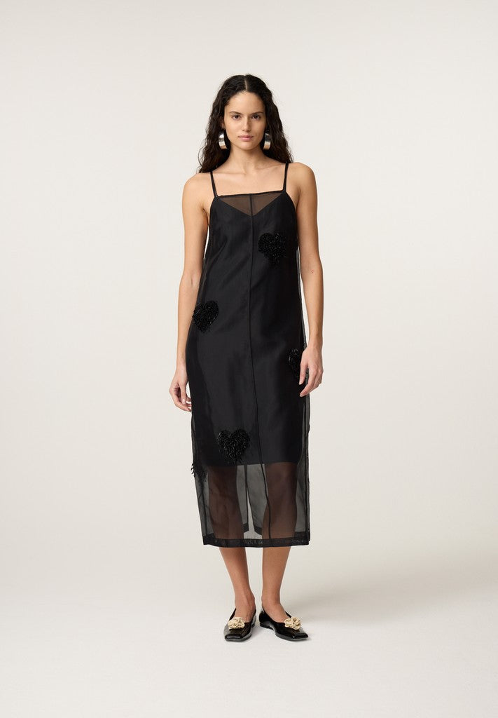 FABIENNE CHAPOT BLACK MARAL STRAPPY BEADED DRESS CLTDRS82AW269001 226