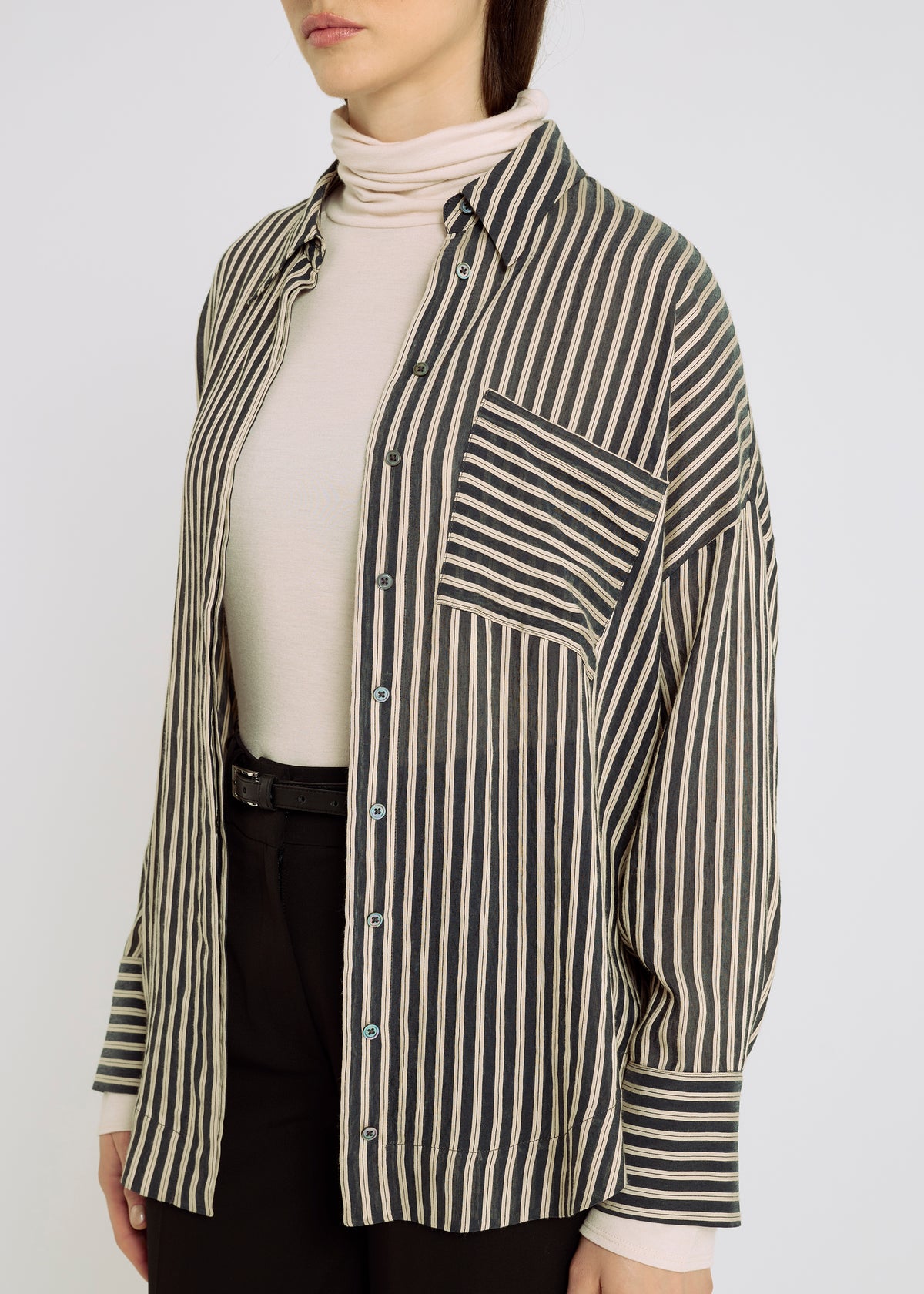 HANA SAN Black Shirt FRANCES 226