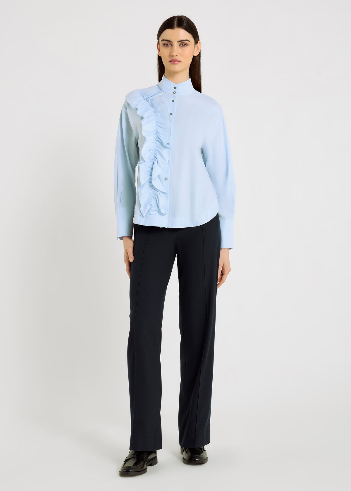 HANA SAN Blue Shirt GABRIELLE 226