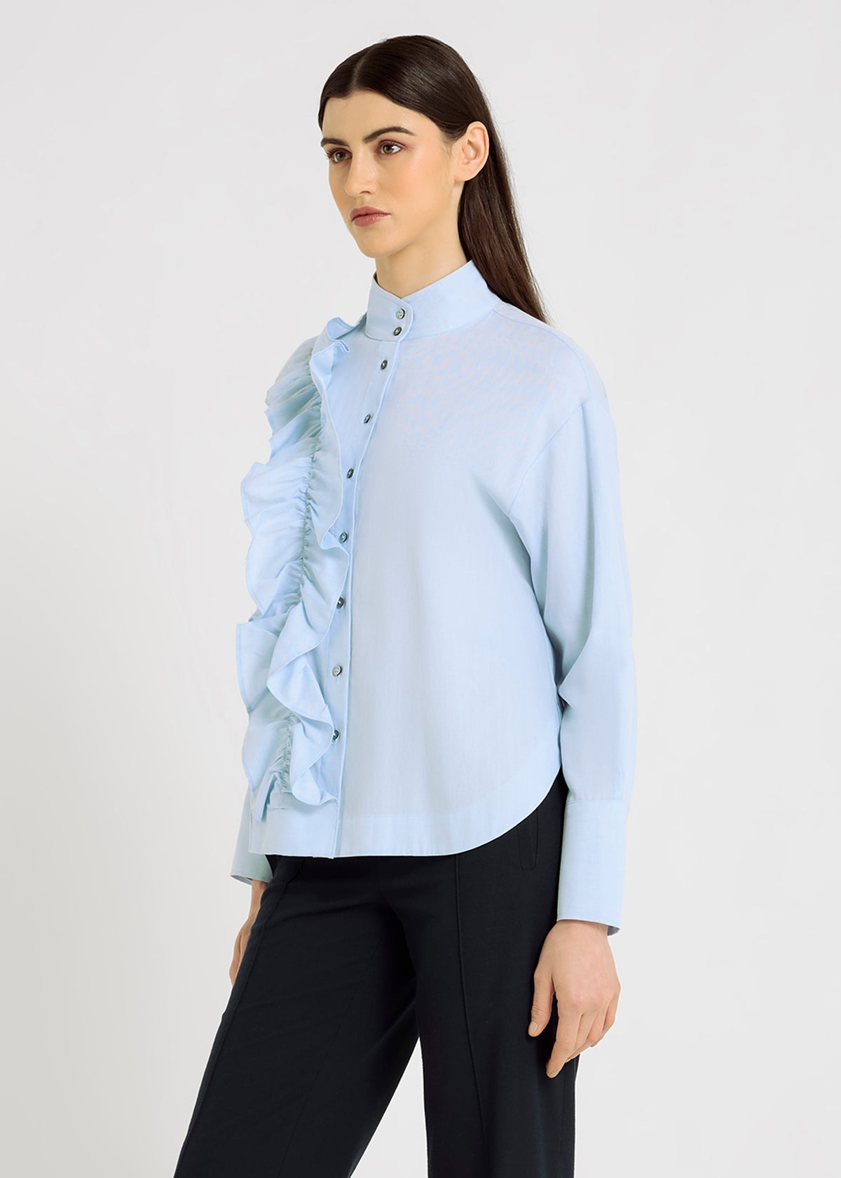HANA SAN Blue Shirt GABRIELLE 226