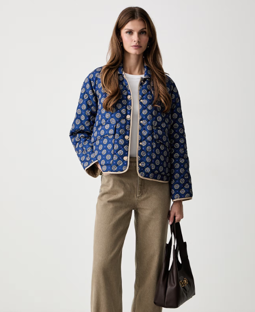 ibltallero iblues blue paisley quilted reversible jacket