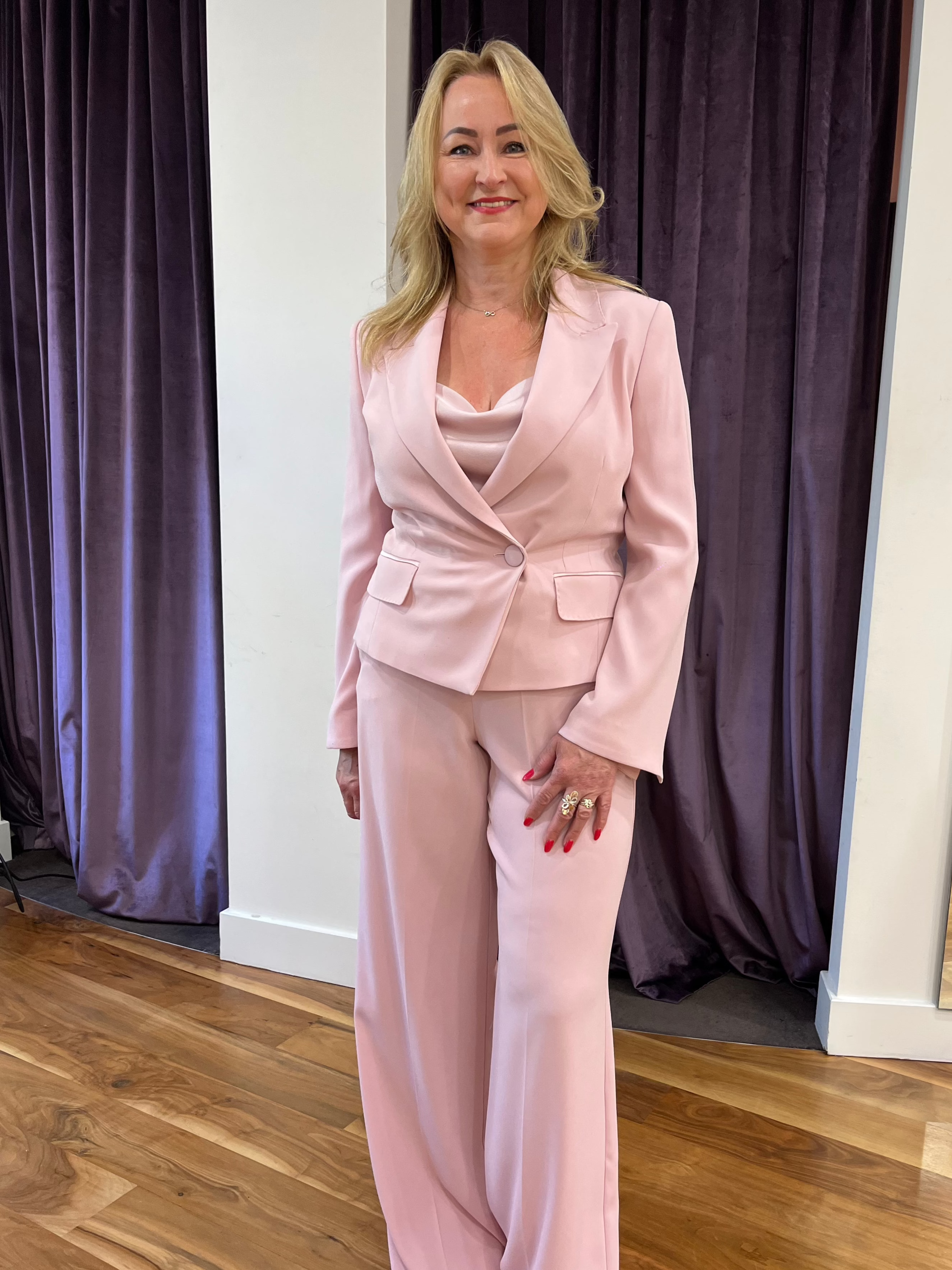MARELLA ANVERSA PINK LONG TROUSER 125