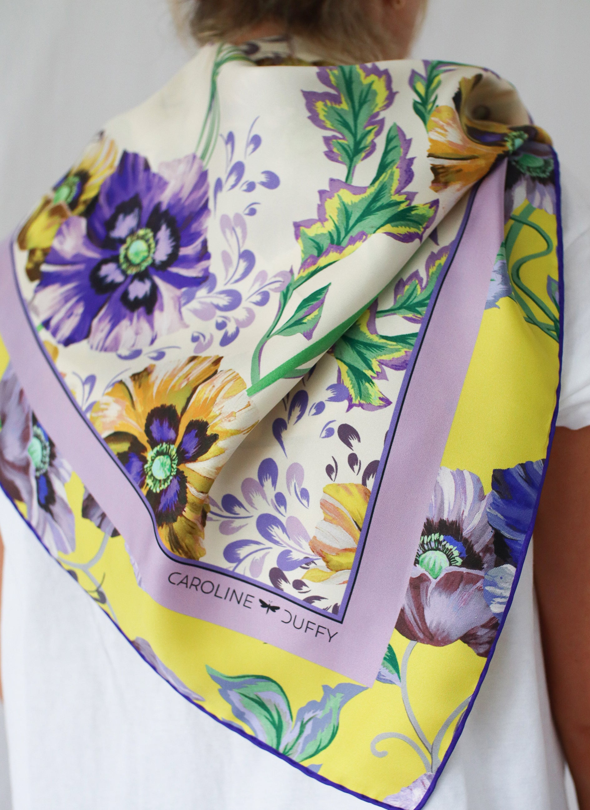 CAROLINE DUFFY DESIGNS I AM PEACE SCARF 225