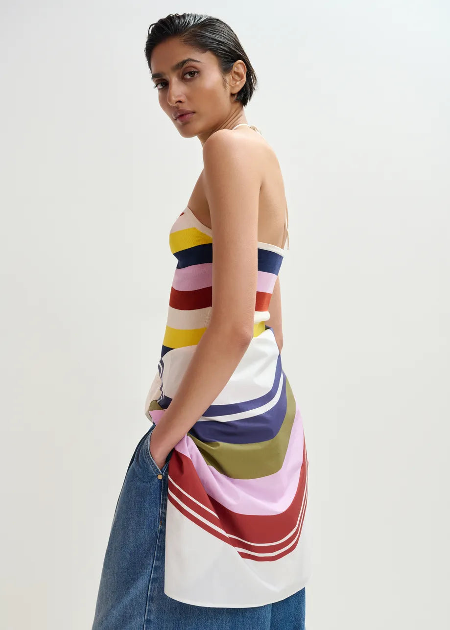 ESSENTIEL ANTWERP JELLIE SLEEVELESS KNIT TOP OFF WHITE JELLIE-J10W 126
