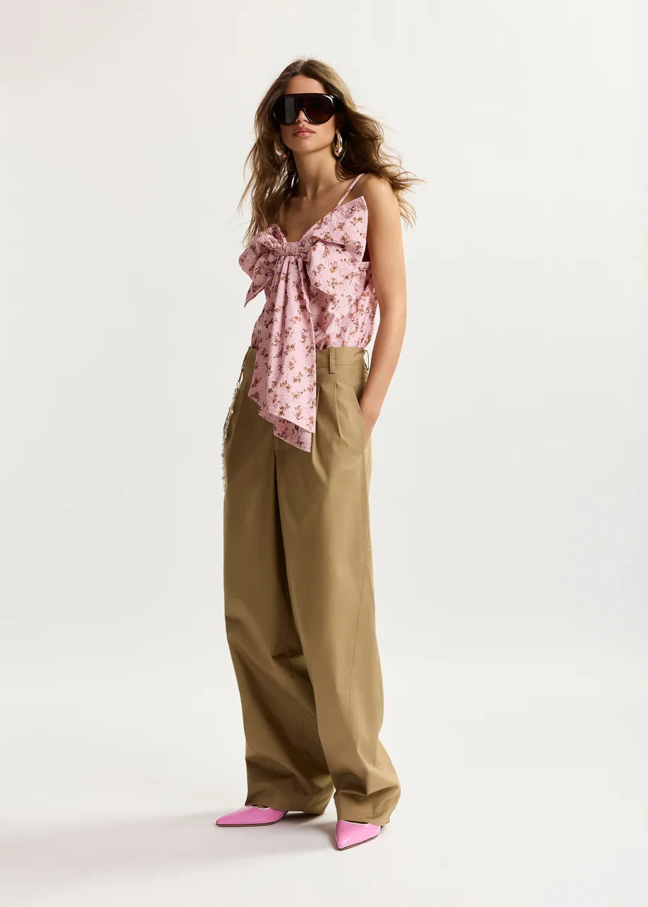 ESSENTIEL ANTWERP JESUIS BARREL LEG PANTS CAFE FRAPPÉ JESUIS-CF02 126