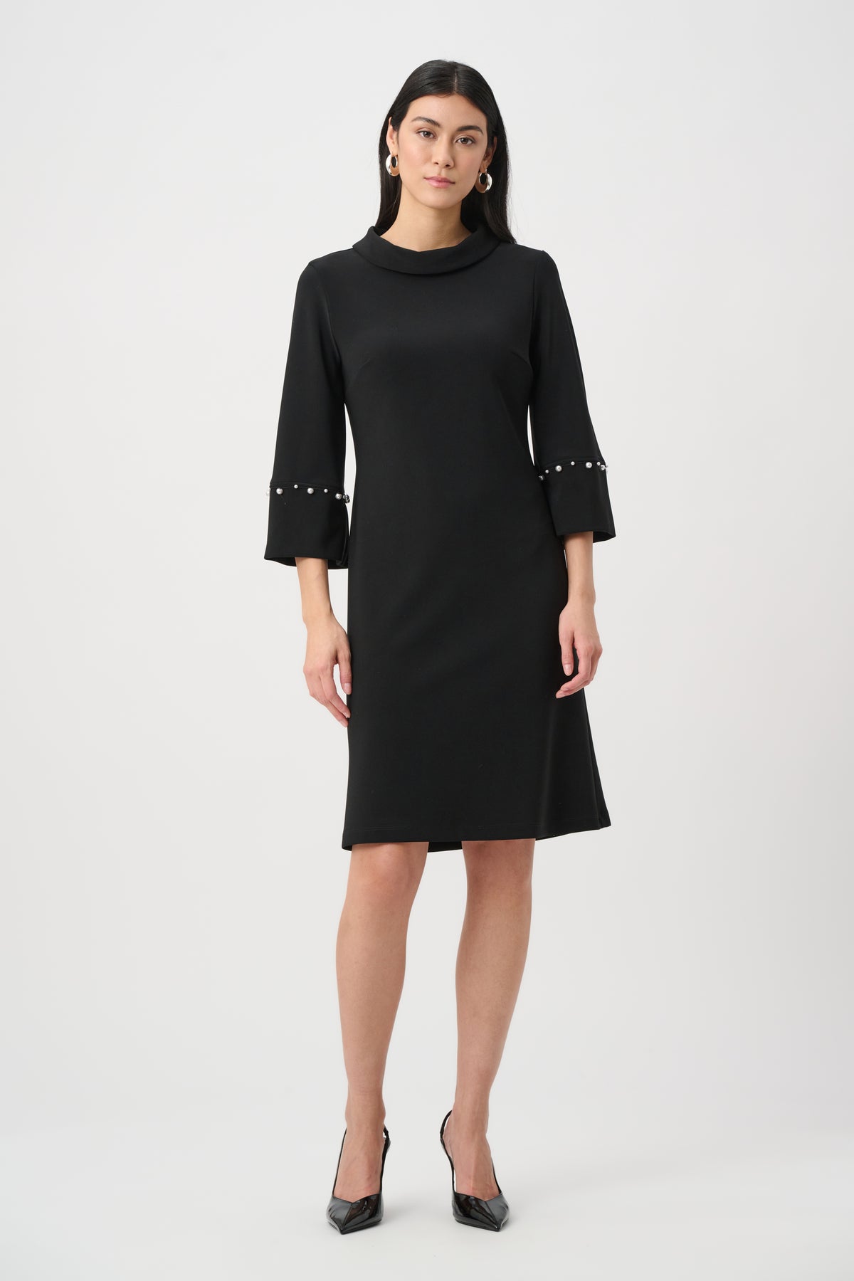 263115 11 joseph ribkoff black dress workwear night out