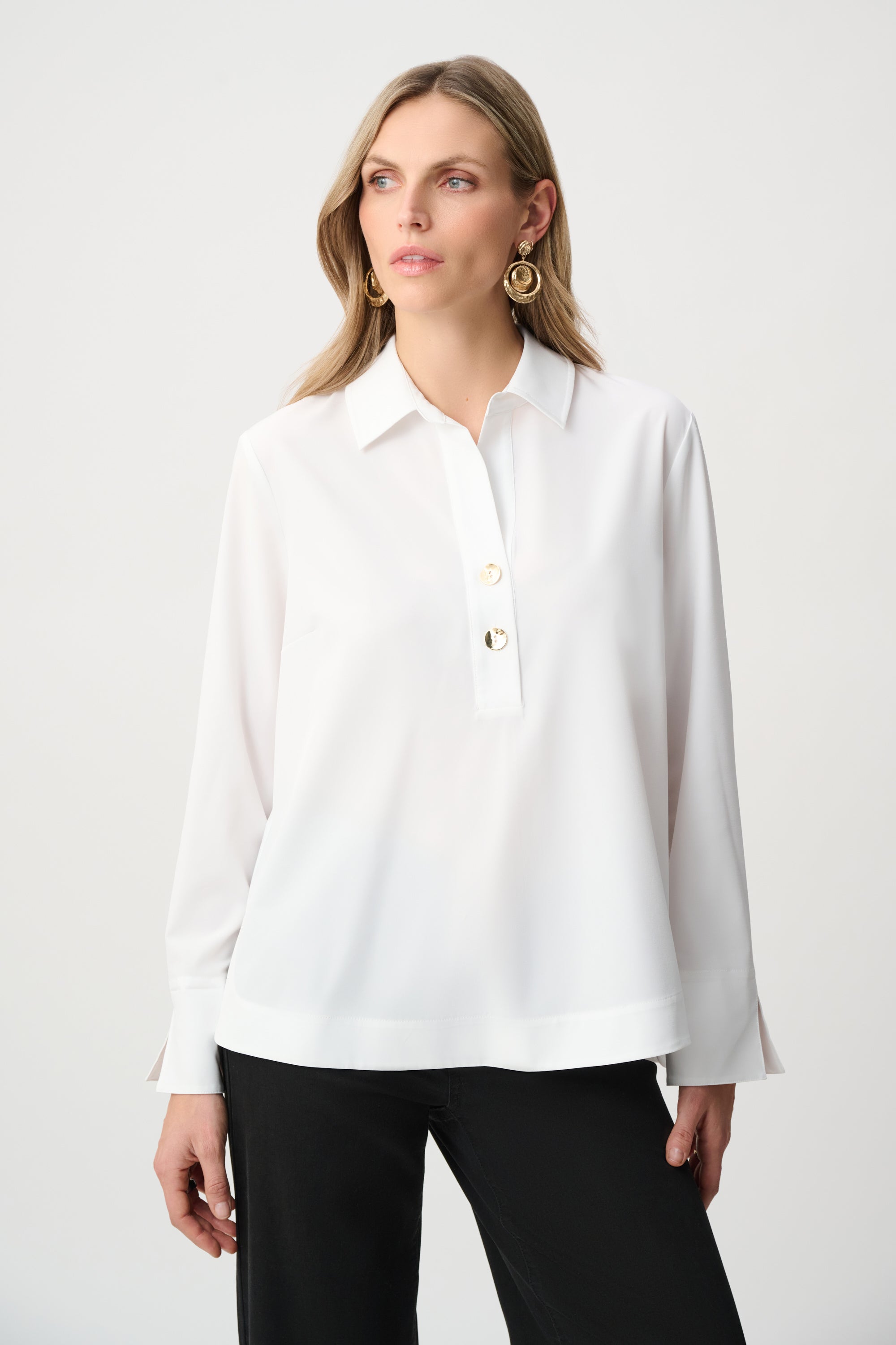 263928 1761  joseph ribkoff cream top everyday casual workwear