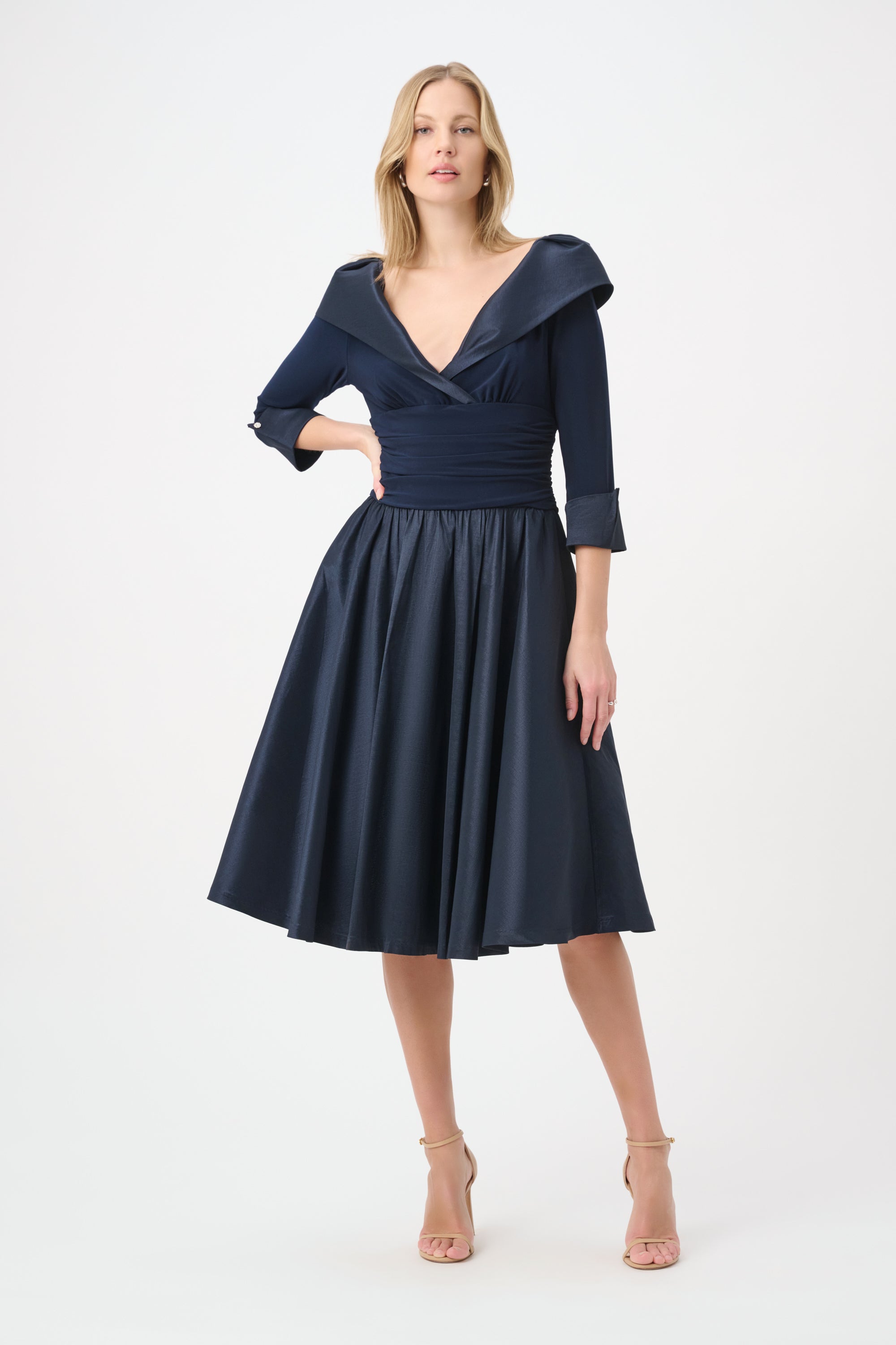 264723 2166 joseph ribkoff navy dress wedding guest formal occasion
