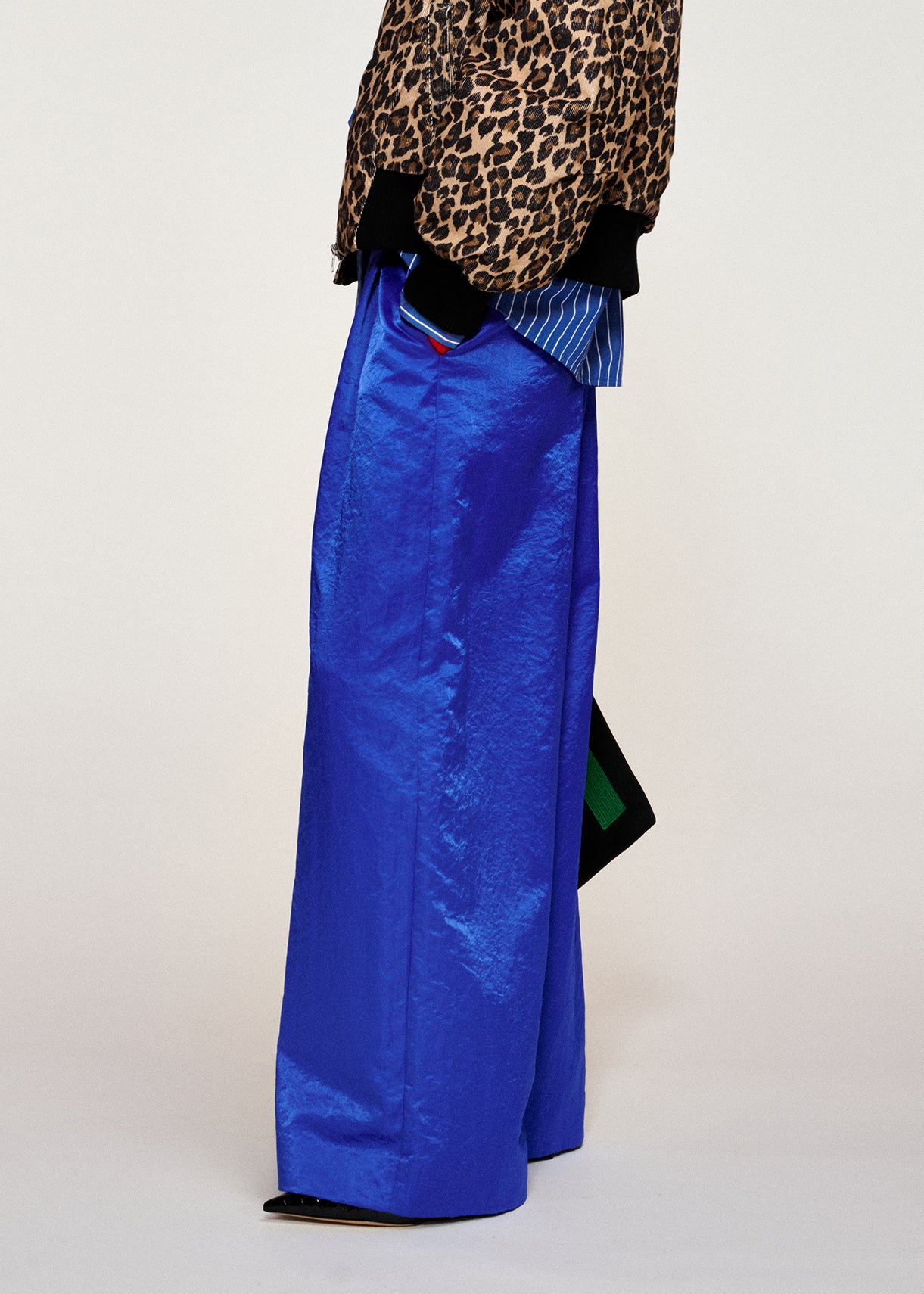 ESSENTIEL ANTWERP BLUE KARMEN WIDE LEG PANTS 226