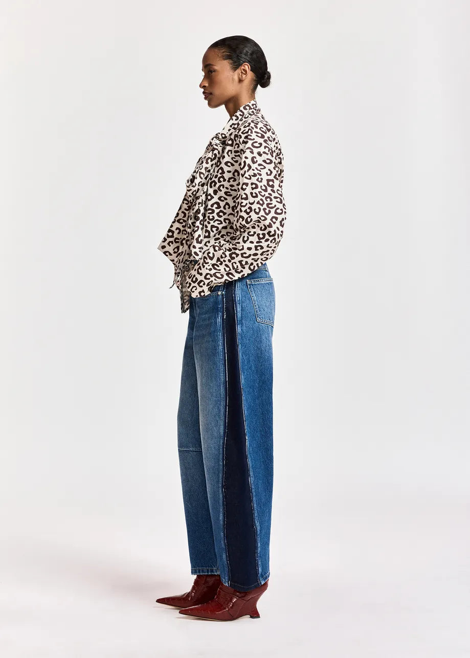 ESSENTIEL ANTWERP NAVY KASHBA PATCHWORK JEANS KASHBA 226