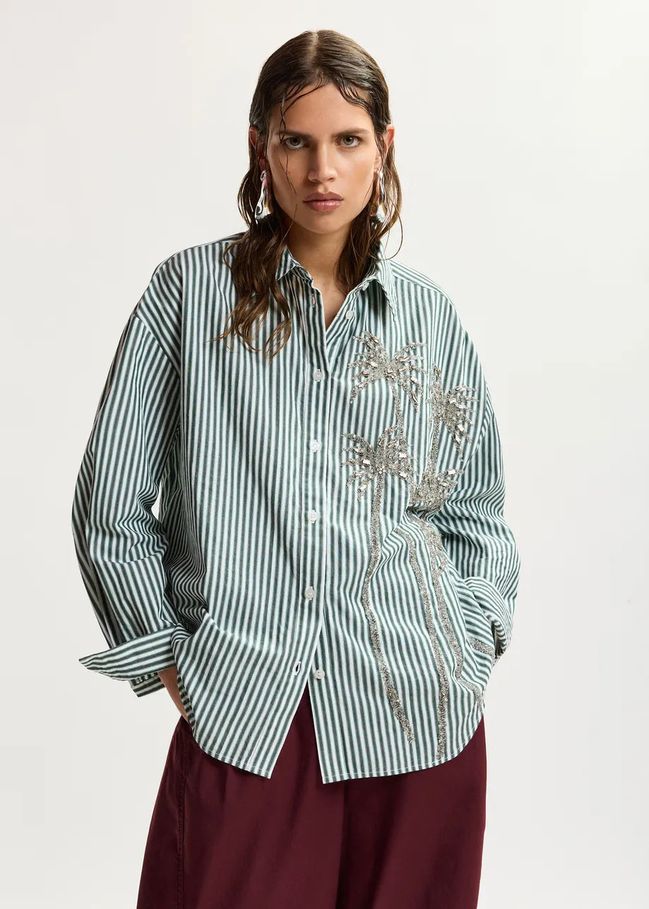 ESSENTIEL ANTWERP KASPER EMBROIDERED SHIRT K1BG 226