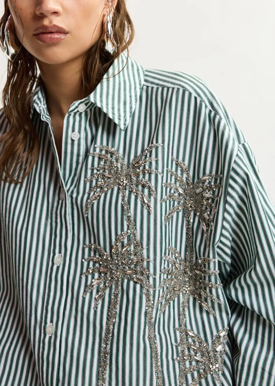 ESSENTIEL ANTWERP KASPER EMBROIDERED SHIRT K1BG 226