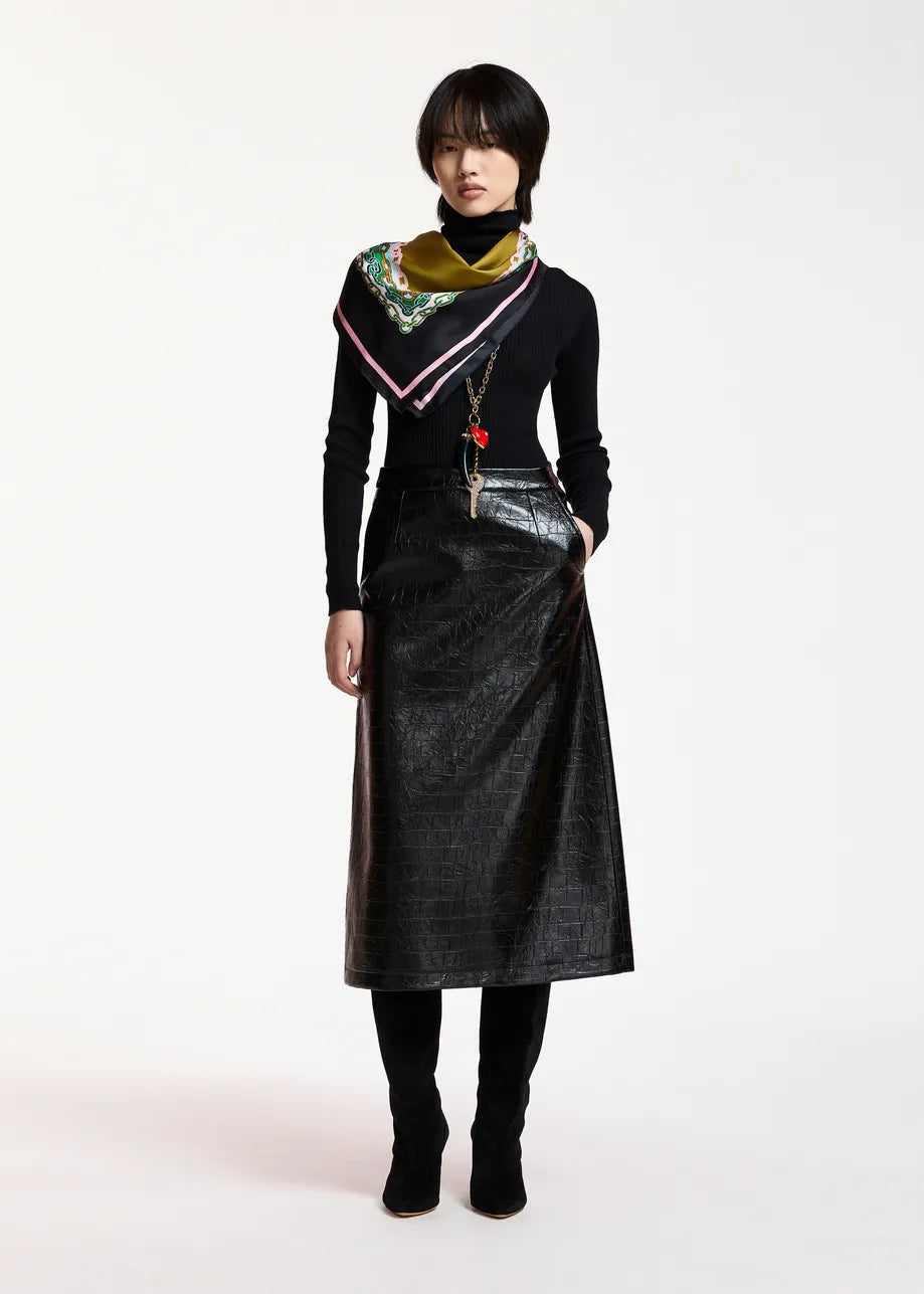 ESSENTIEL ANTWERP BLACK KELMUSE2 KNITTED PULLOVER 226