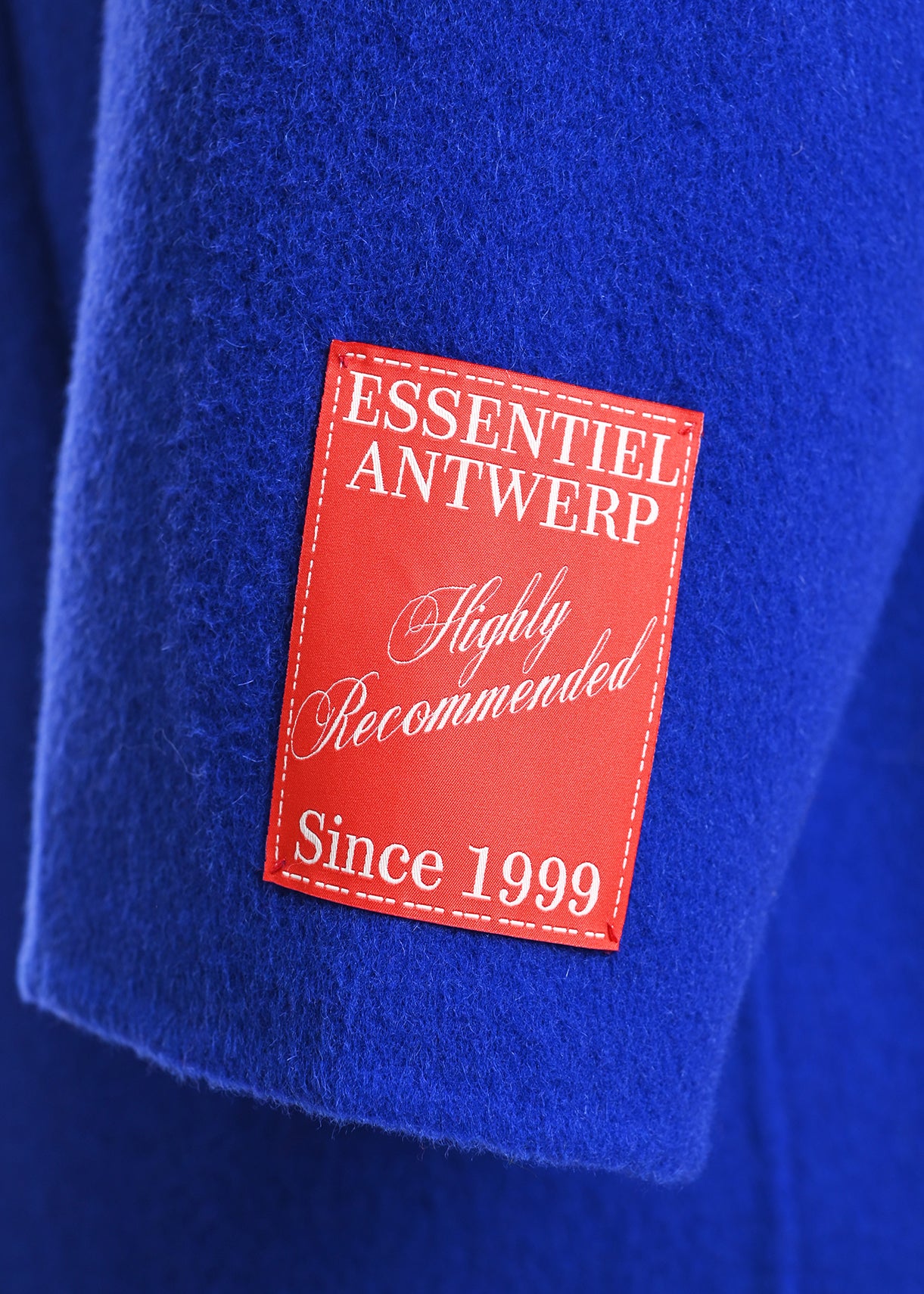 ESSENTIEL ANTWERP BLUE KELP DOUBLE FACE COAT 226