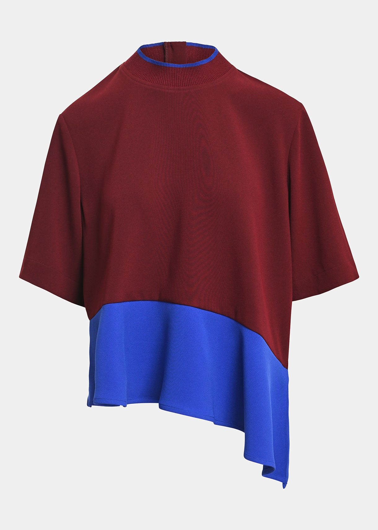 ESSENTIEL ANTWERP WINE KEYLESS TWO COLOUR TOP 226