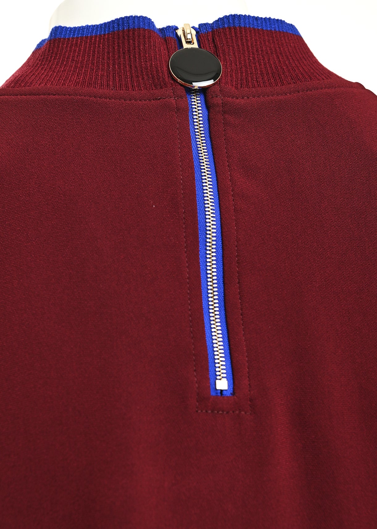ESSENTIEL ANTWERP WINE KEYLESS TWO COLOUR TOP 226