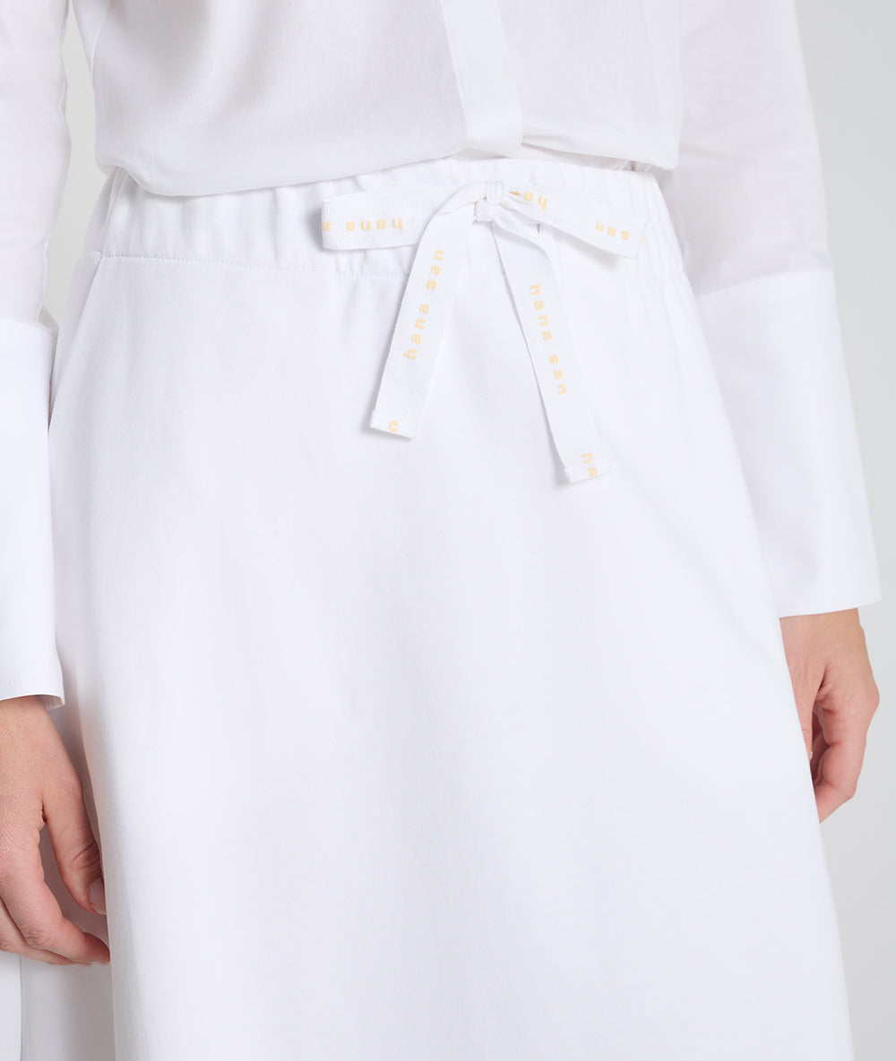 HANA SAN WHITE A LINE SKIRT LAVANDE 126