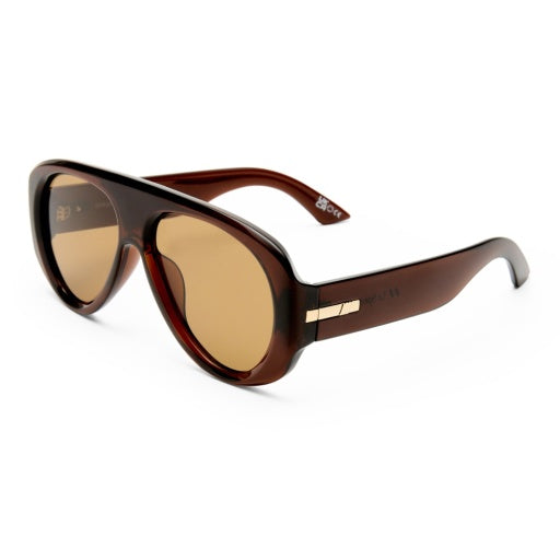 le specs brown dreamboat sunglasses  LSP2652322
