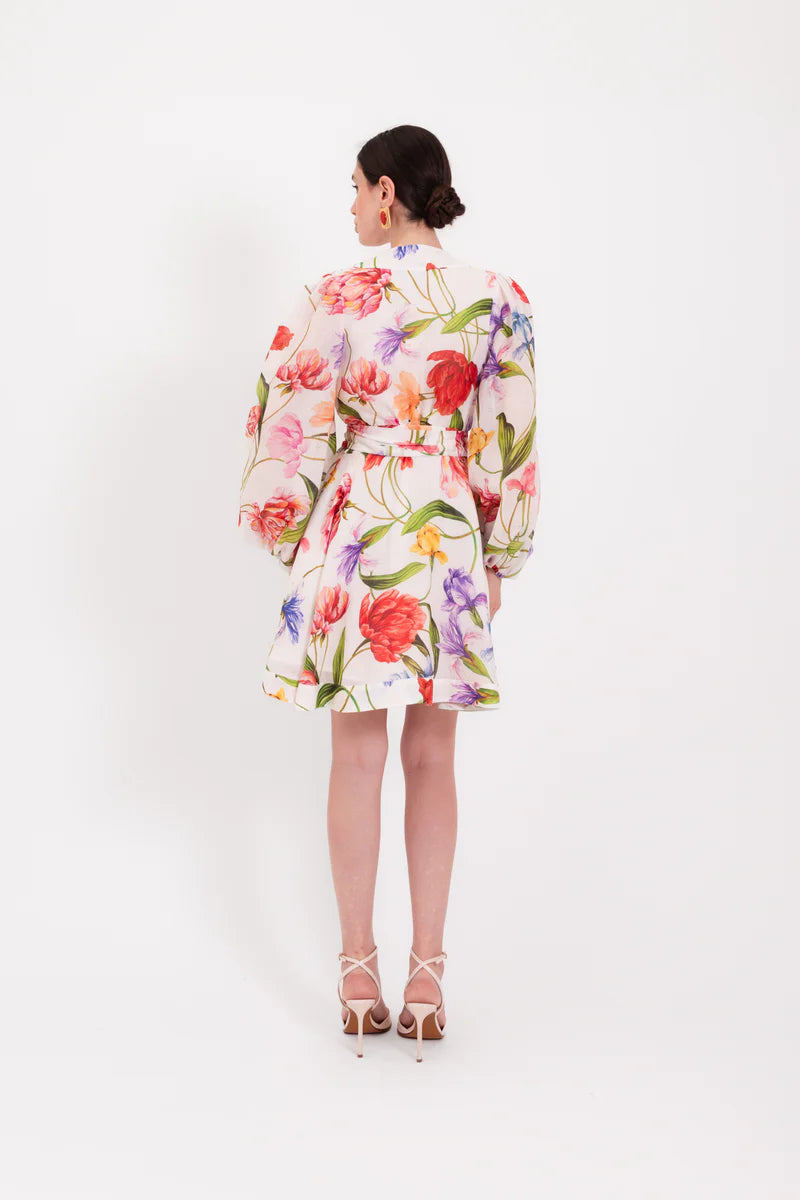 LAVI TURQOISE FLORAL DRESS LIGEA BS7WD064 126