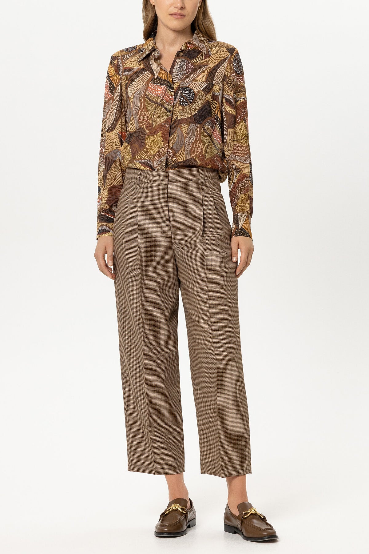 648953 luisa cerano tan trousers